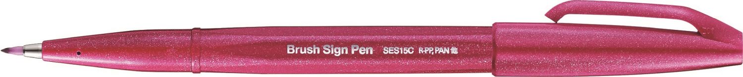 Kalligrafiestift Sign Pen Brush - Pinselspitze, burgunderrot Kalligrafiestift Sign Pen Brush - Pinselspitze, burgunderrot