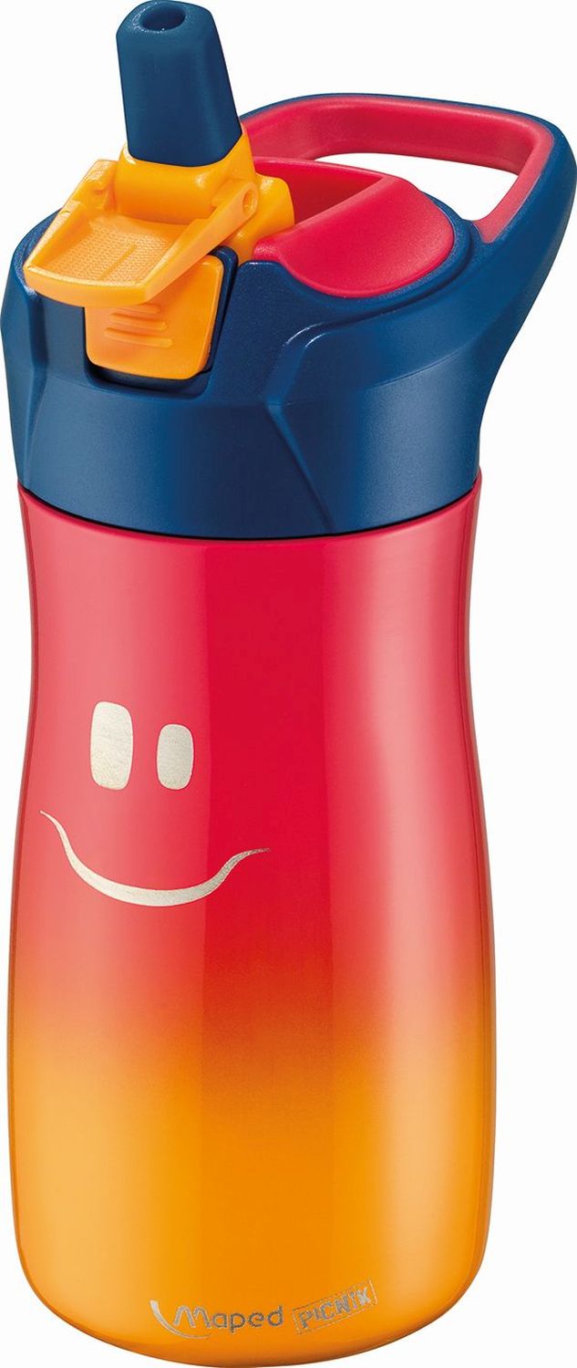 Trinkflasche Kids CONCEPT Edelstahl - 430 ml, pink