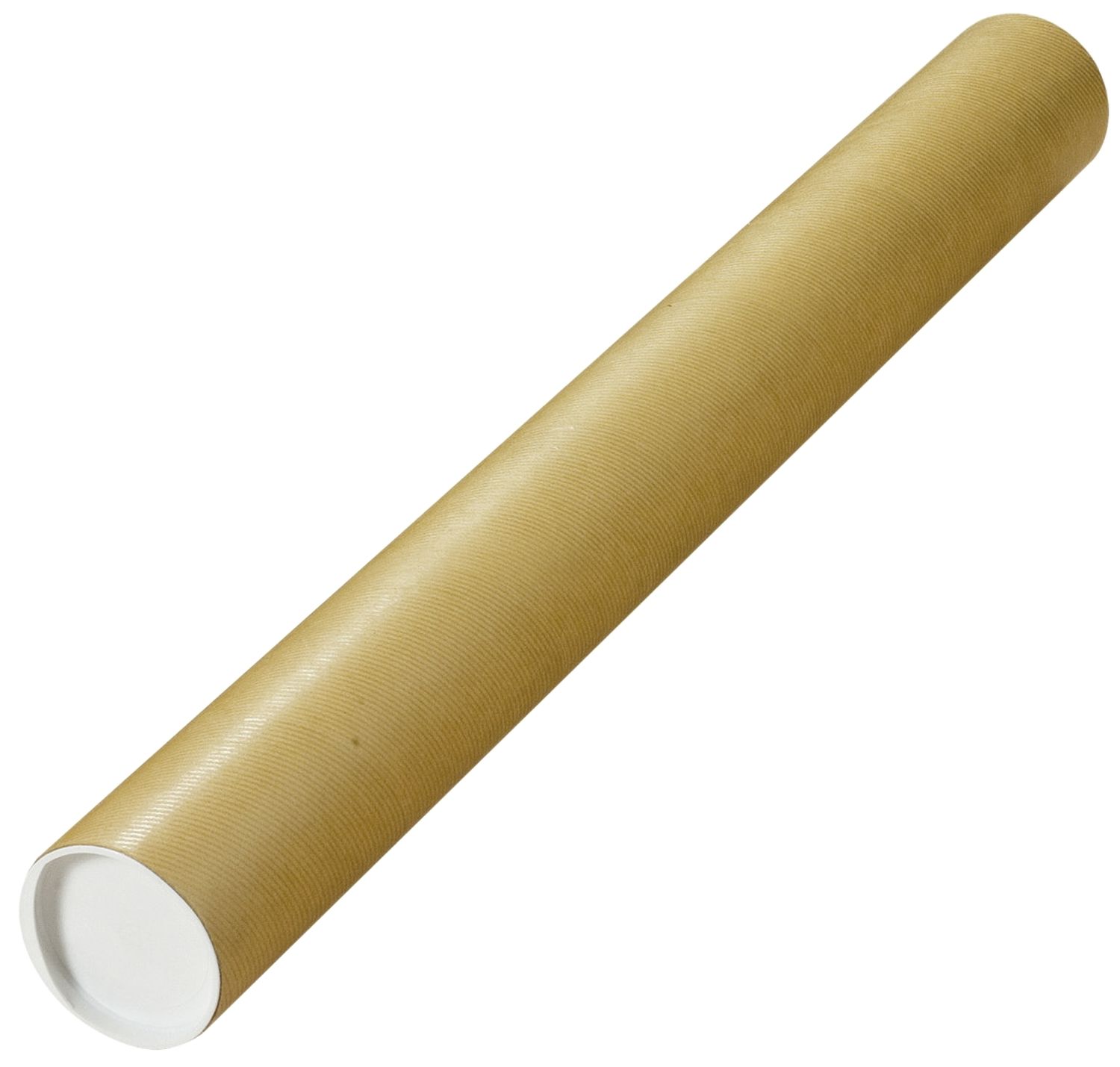 Versandrohre mit vormontierten Verschlusskappen - Ø 80 x 750 mm, braun, 10 Stück Versandrohre mit vormontierten Verschlusskappen - Ø 80 x 750 mm, braun, 10 Stück