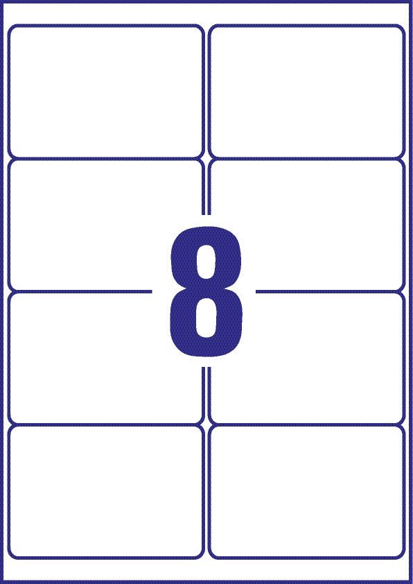 L7165-40 Versand-Etiketten - 99,1 x 67,7 mm, weiß, 320 Etiketten/40 Blatt, permanent, für B4/C4 Kuverts