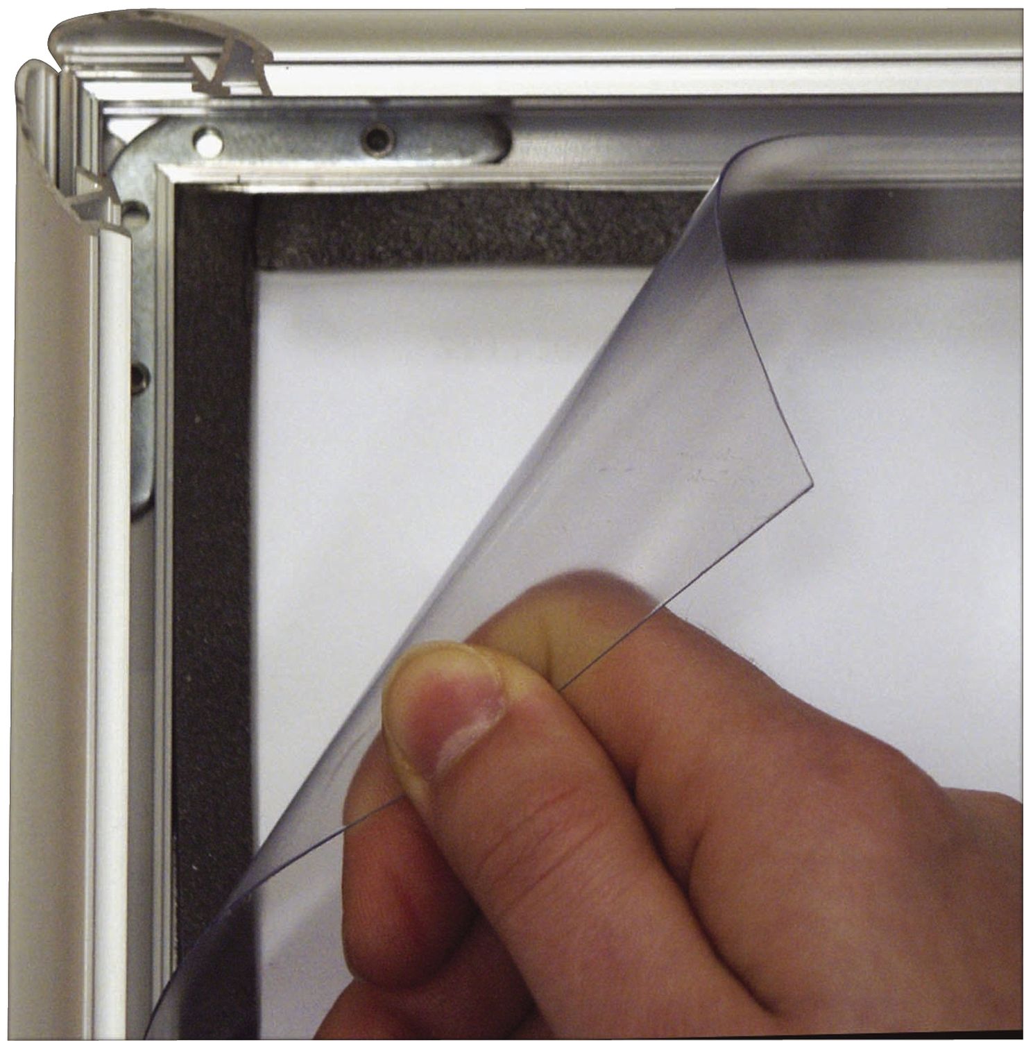 Schaukasten Wechselrahmen Outdoor - für A0, silber Schaukasten Wechselrahmen Outdoor - für A0, silber
