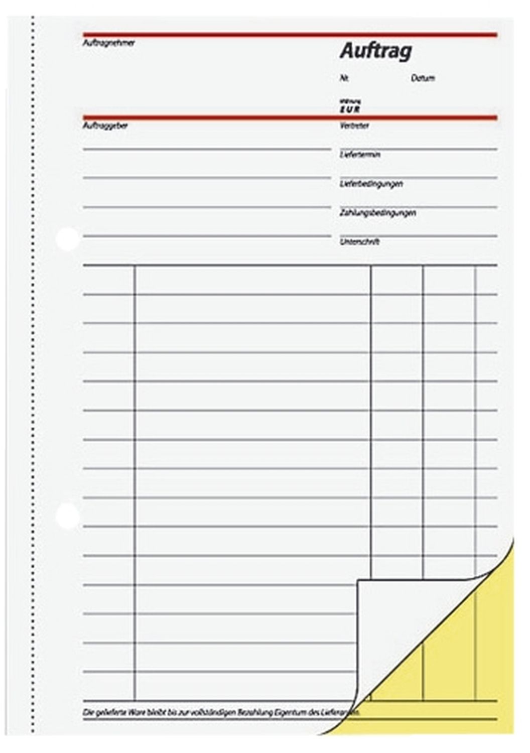 Aufträge - A5, 1. und 2. Blatt bedruckt, SD, MP, 2 x 40 Blatt Aufträge - A5, 1. und 2. Blatt bedruckt, SD, MP, 2 x 40 Blatt