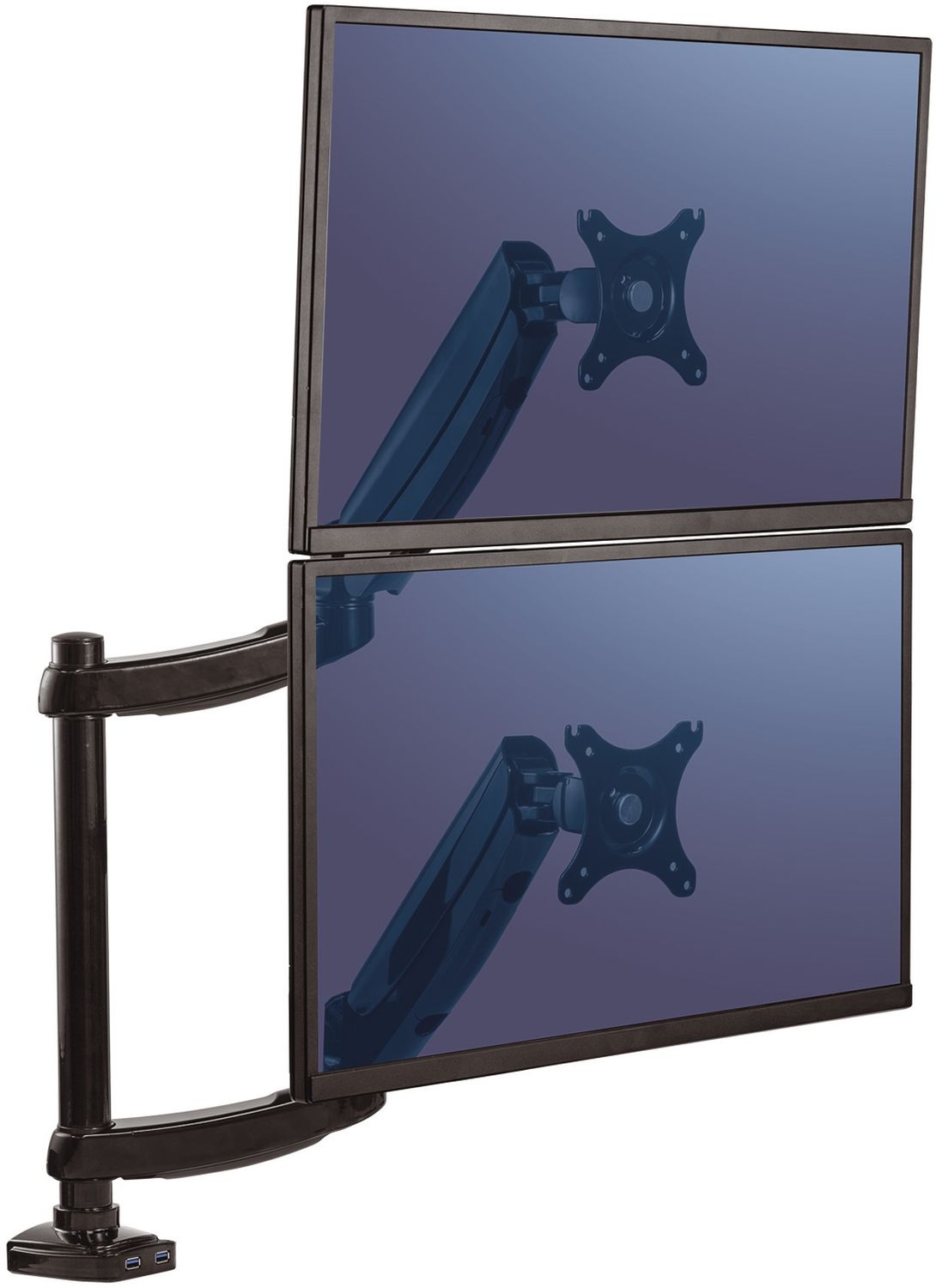 Platinum Series Doppel Monitorarm - vertikaler Platinum Series Doppel Monitorarm - vertikaler