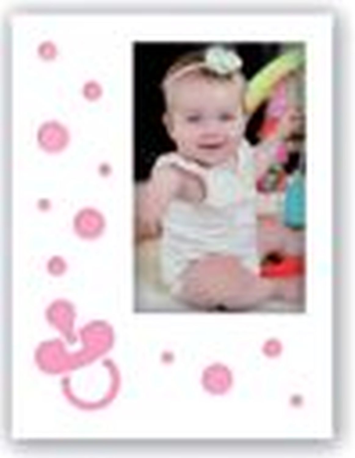 Bilderrahmen Baby Nicola - rosa, für 1 Foto 10 x 15 cm Bilderrahmen Baby Nicola - rosa, für 1 Foto 10 x 15 cm