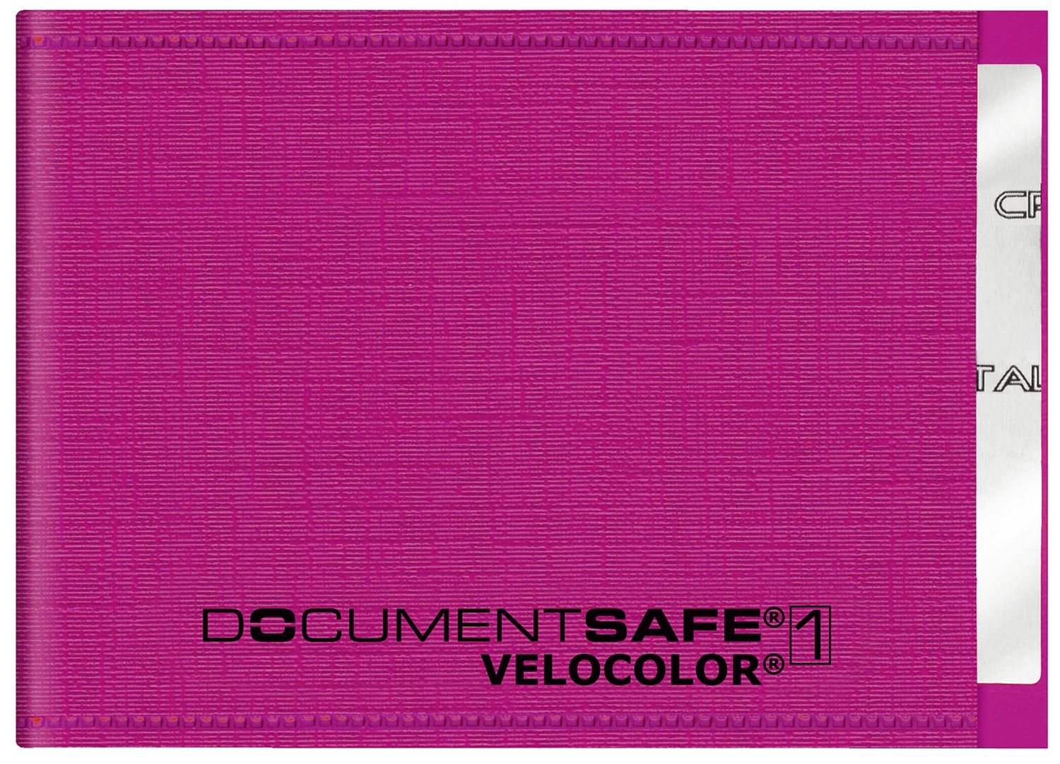 Ausweishülle Document Safe® VELOCOLOR® - 90 x 63 mm, PP, pink