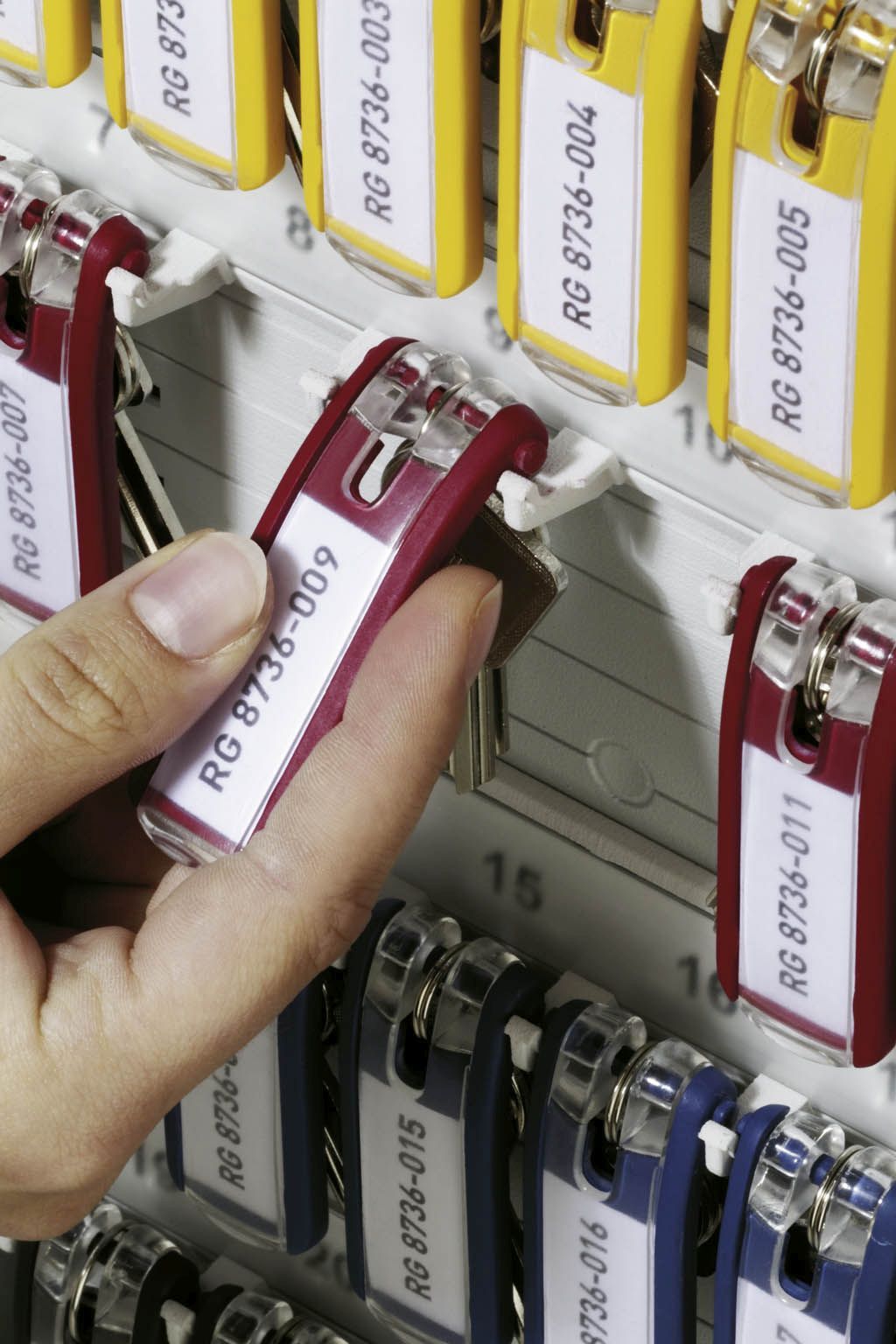 Schlüsselanhänger KEY CLIP - rot - Beutel mit 6 Stück Schlüsselanhänger KEY CLIP - rot - Beutel mit 6 Stück