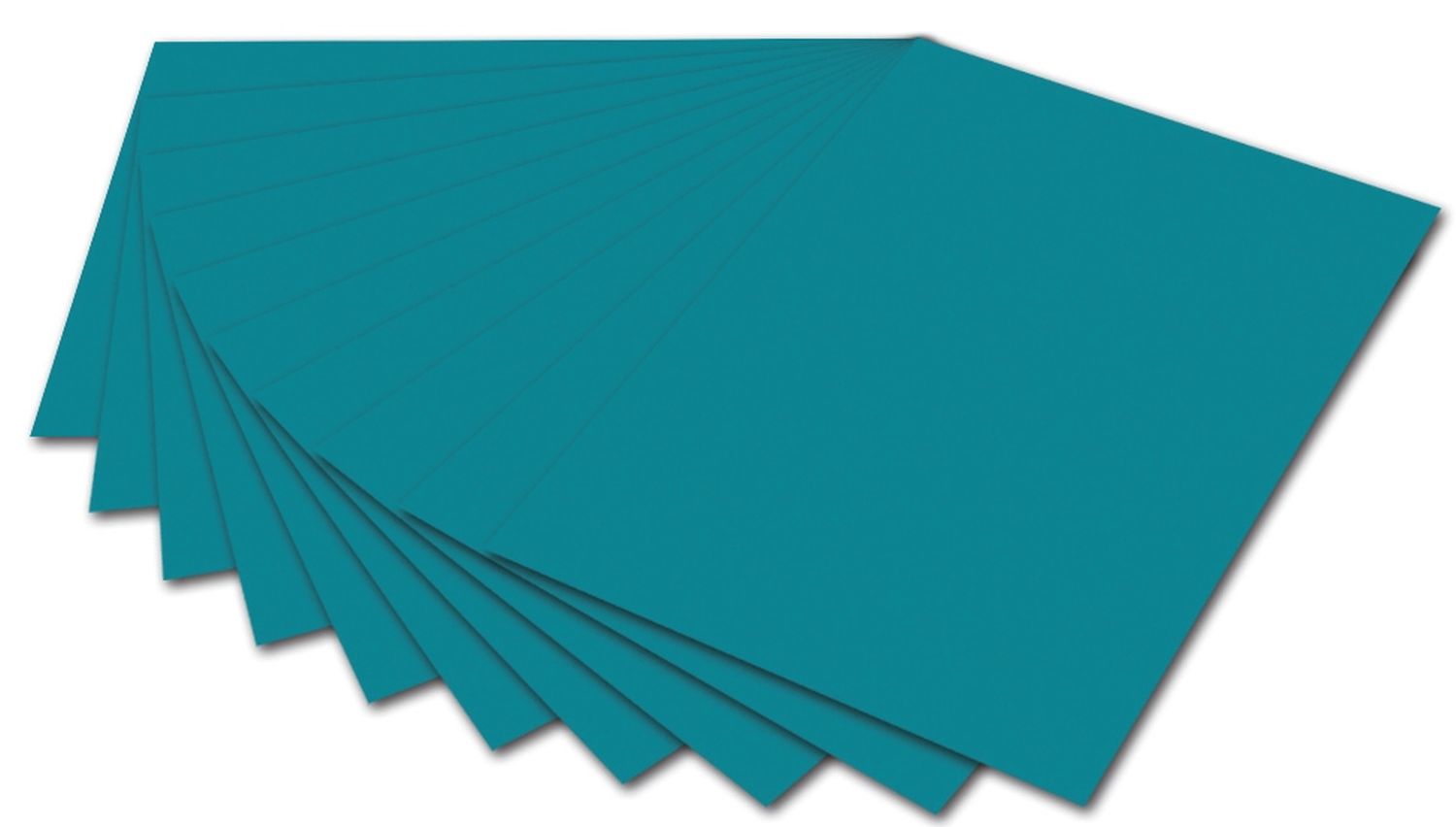 Tonpapier - 50 x 70 cm, türkis