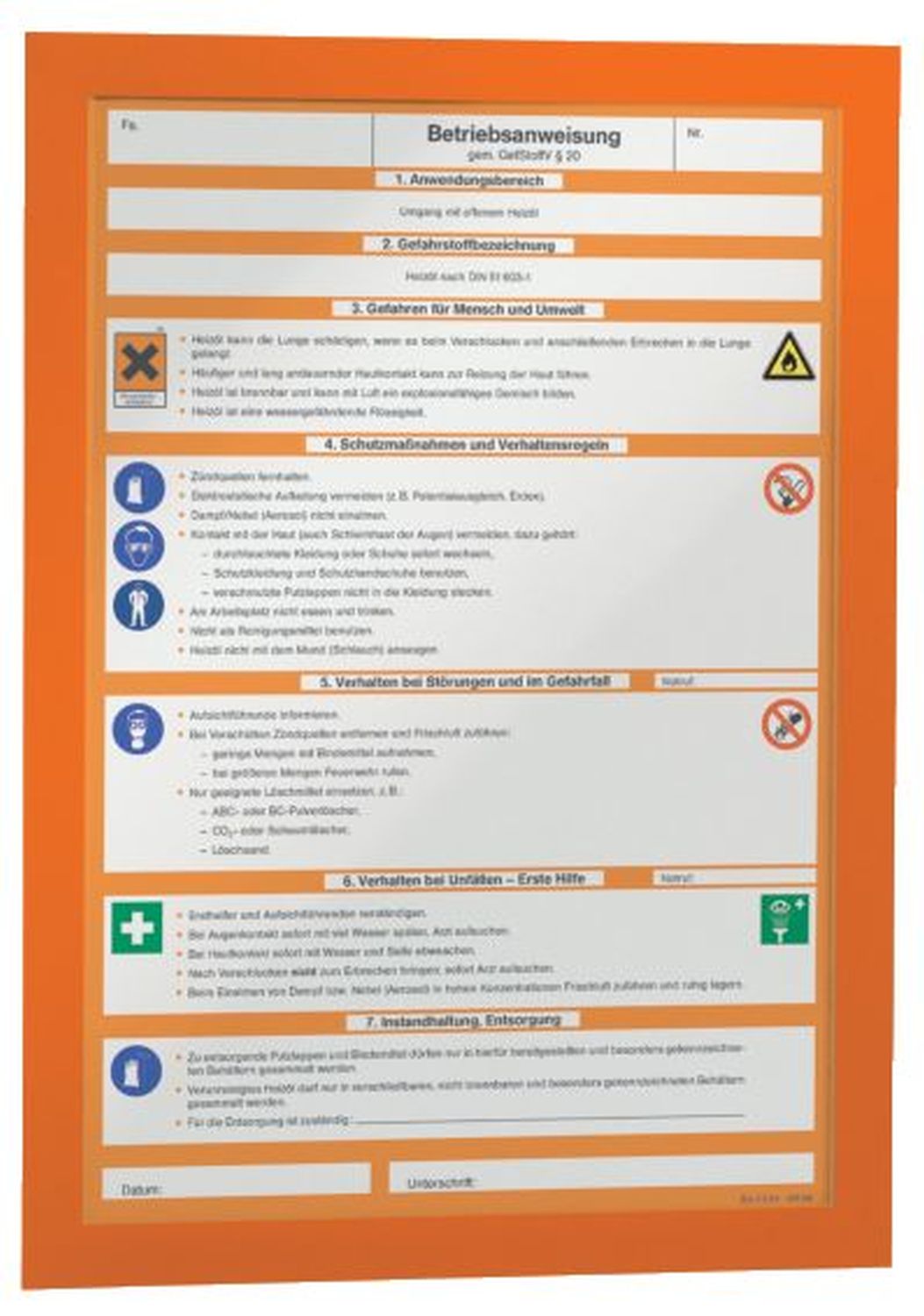 Magnetrahmen DURAFRAME® - A4, 322 x 236 mm, orange, 2er Pack Magnetrahmen DURAFRAME® - A4, 322 x 236 mm, orange, 2er Pack