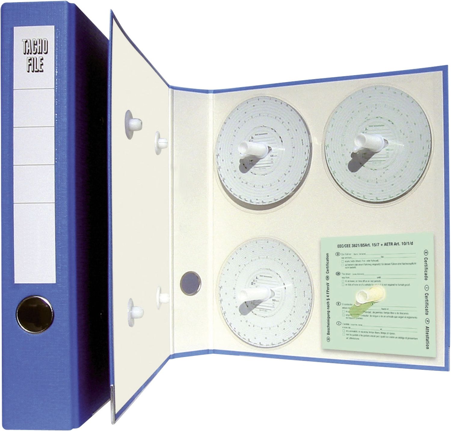 Archivordner für Diagrammscheiben, Maße (BxHxT): 29,7 x 31,8 x 5,6 cm, blau Archivordner für Diagrammscheiben, Maße (BxHxT): 29,7 x 31,8 x 5,6 cm, blau