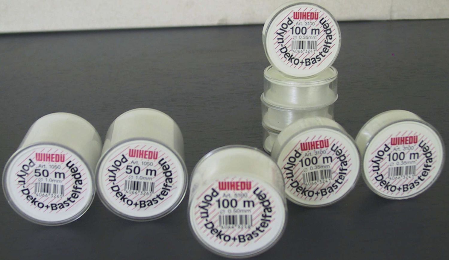 Nylonfaden - Ø 0,35 mm, 100 m, Tragkraft 5 kg Nylonfaden - Ø 0,35 mm, 100 m, Tragkraft 5 kg