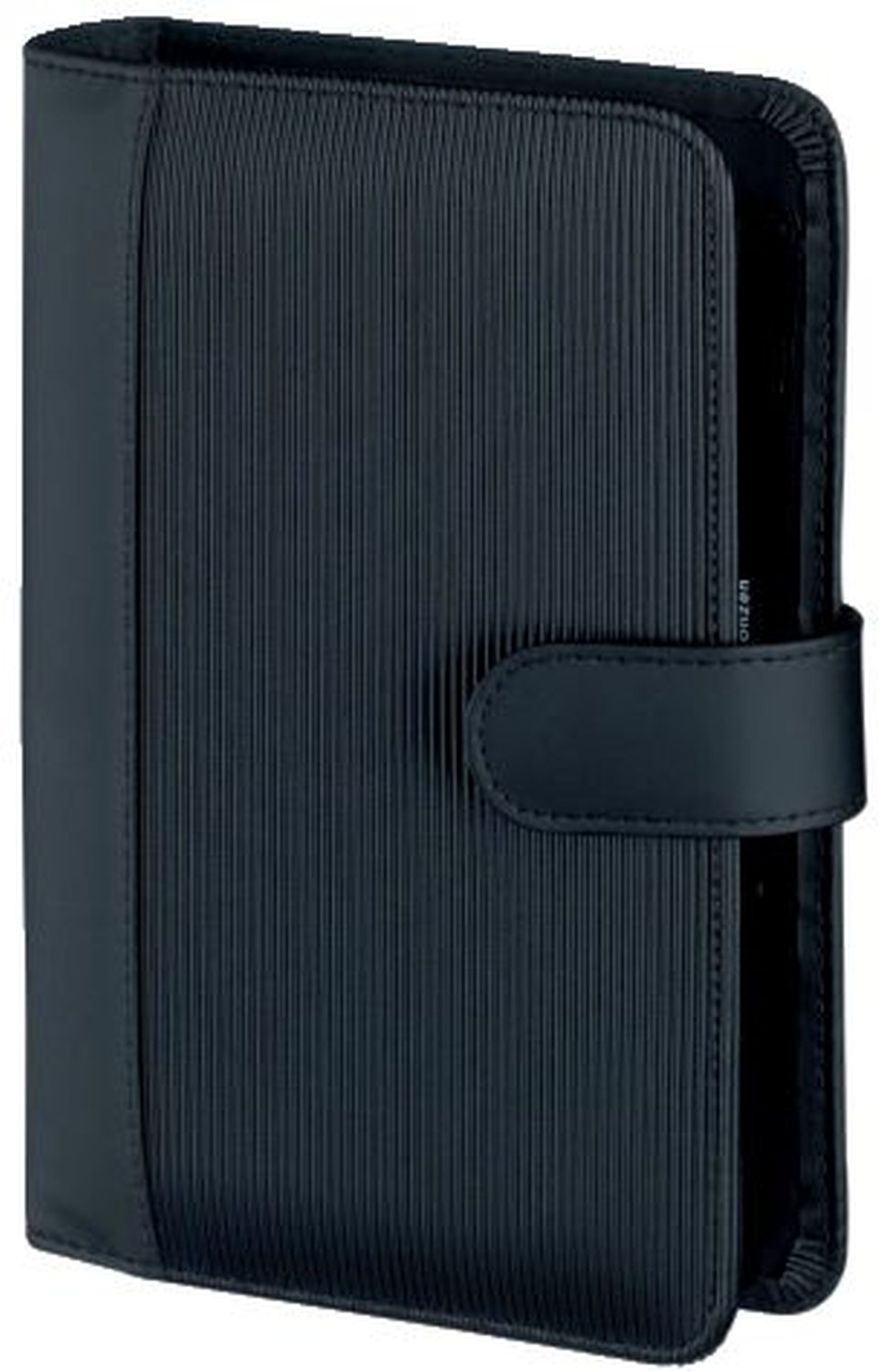 Terminplaner Kompakt-Rillendesign - A6, Softfolie, schwarz Terminplaner Kompakt-Rillendesign - A6, Softfolie, schwarz