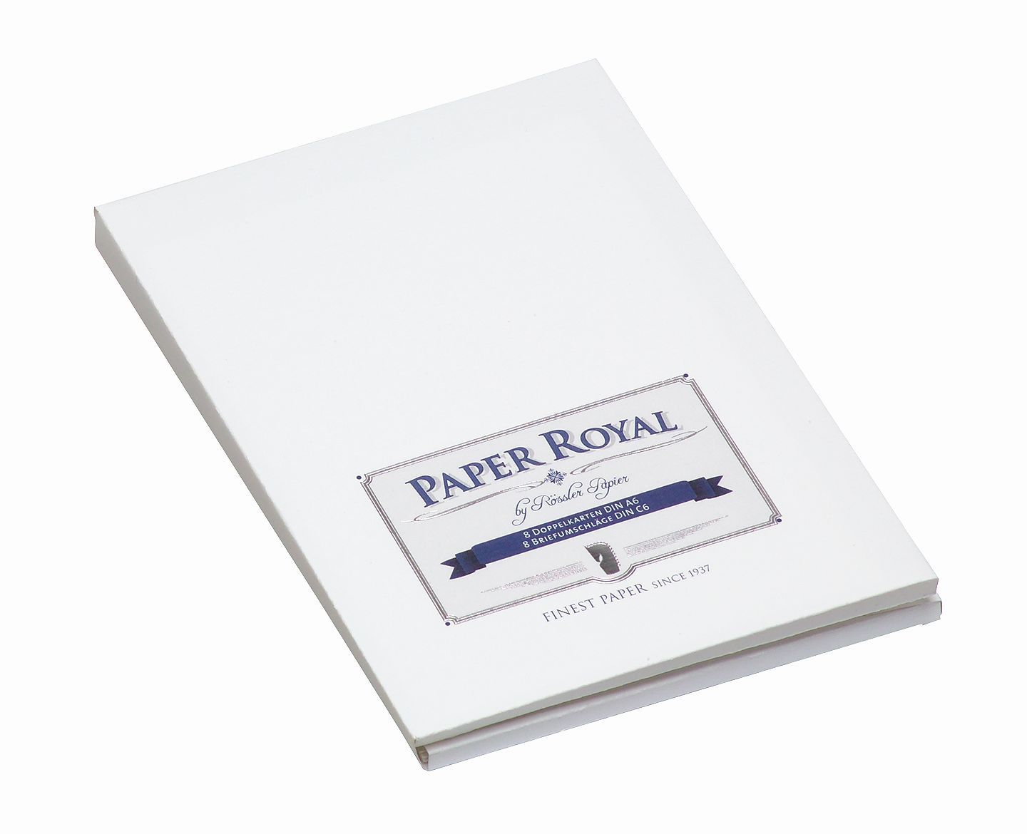 Paper Royal Kartenmappe - DIN A6/C6, weiß, 8 Karten mit 8 Briefhüllen Paper Royal Kartenmappe - DIN A6/C6, weiß, 8 Karten mit 8 Briefhüllen