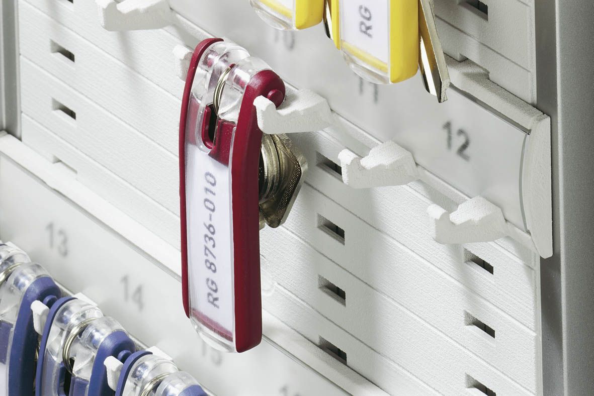 Schlüsselanhänger KEY CLIP - rot - Beutel mit 6 Stück Schlüsselanhänger KEY CLIP - rot - Beutel mit 6 Stück