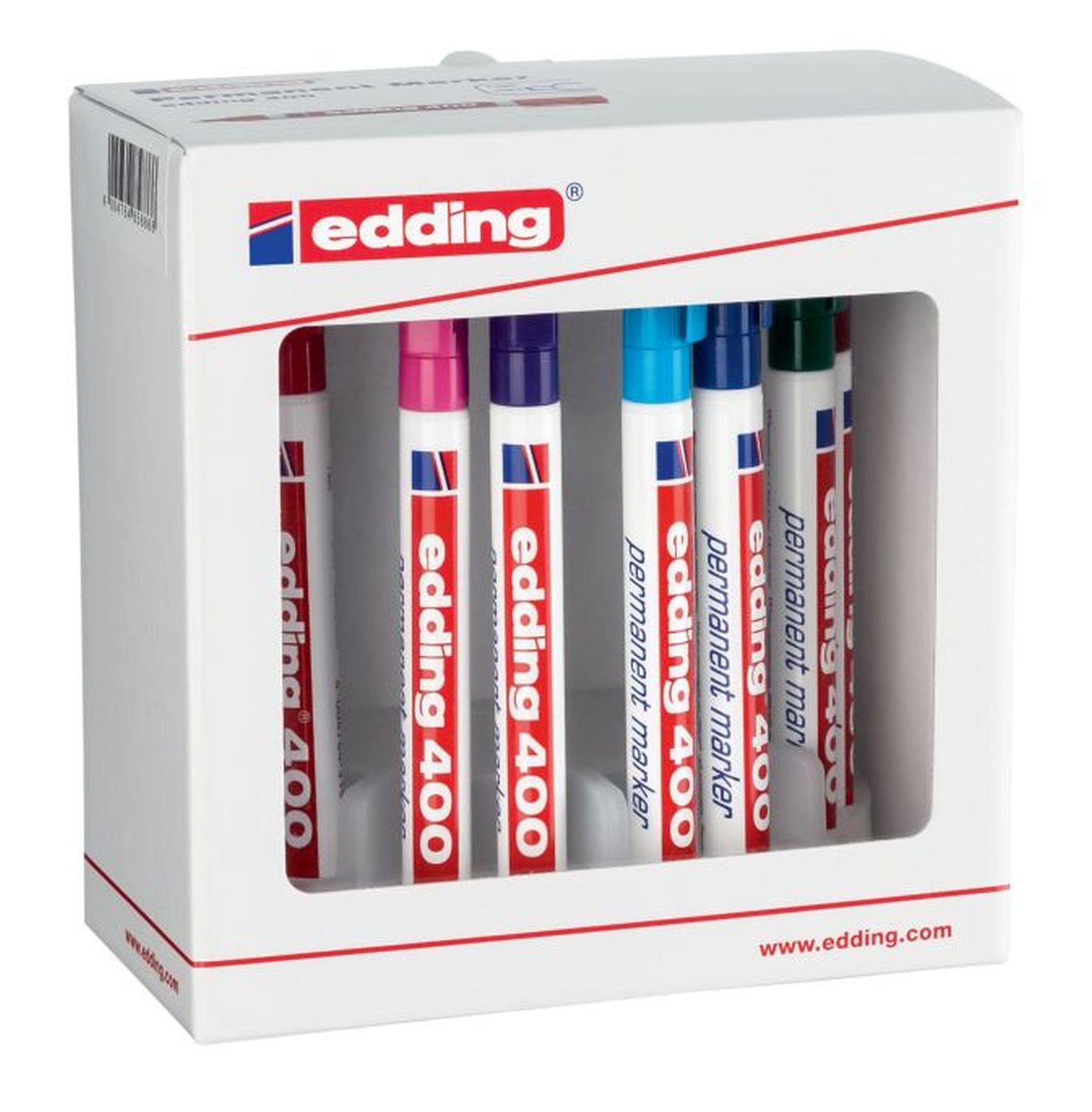Permanentmarker Edding 400, Rundspitze, Strichbreite 1 mm, nachfüllbar, 10 Stück sortiert Permanentmarker Edding 400, Rundspitze, Strichbreite 1 mm, nachfüllbar, 10 Stück sortiert