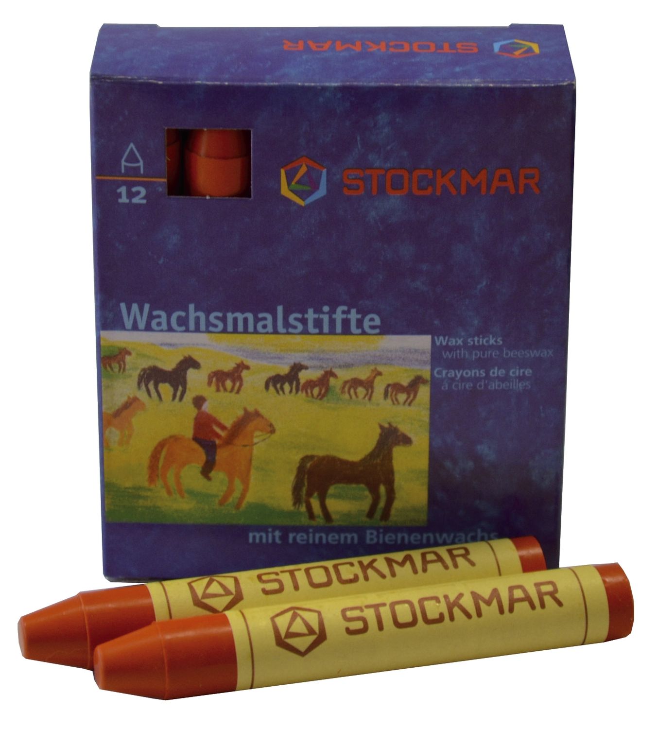 Wachsmalstifte - orange - 12 Stifte Wachsmalstifte - orange - 12 Stifte