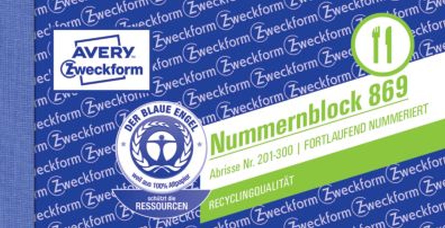 869 Nummernblock - 5-farbig, 10 Blocks nummeriert 1-1000, 2 Blocks je Farbe 869 Nummernblock - 5-farbig, 10 Blocks nummeriert 1-1000, 2 Blocks je Farbe