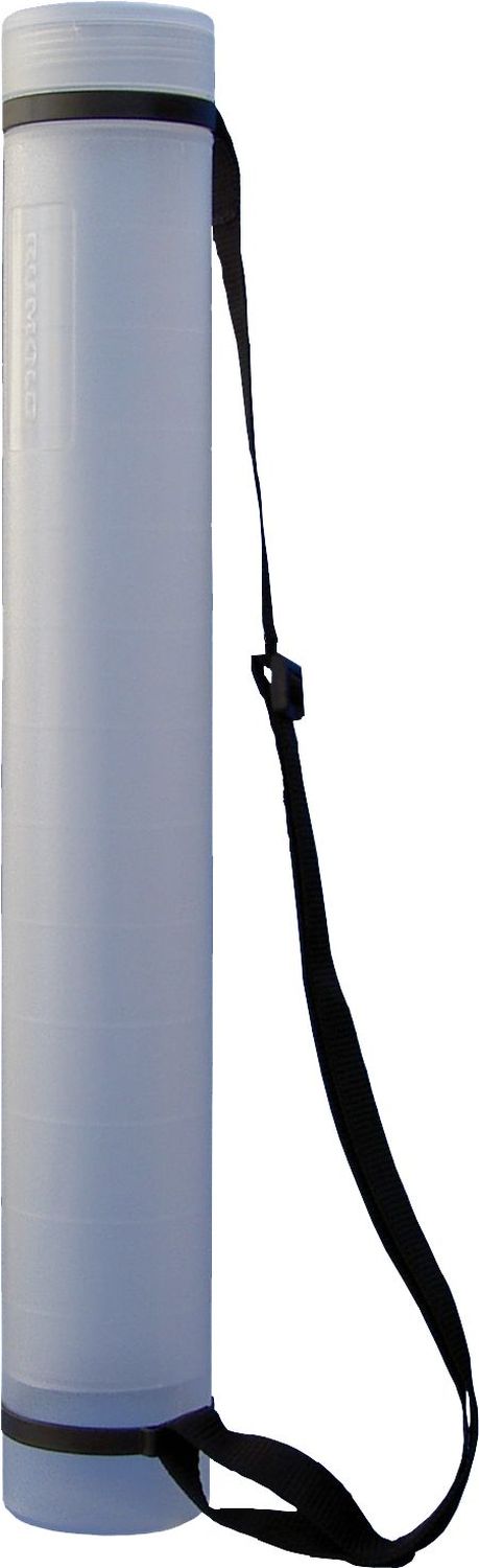 Zeichenrollen-Köcher, transparent/weiß Zeichenrollen-Köcher, transparent/weiß