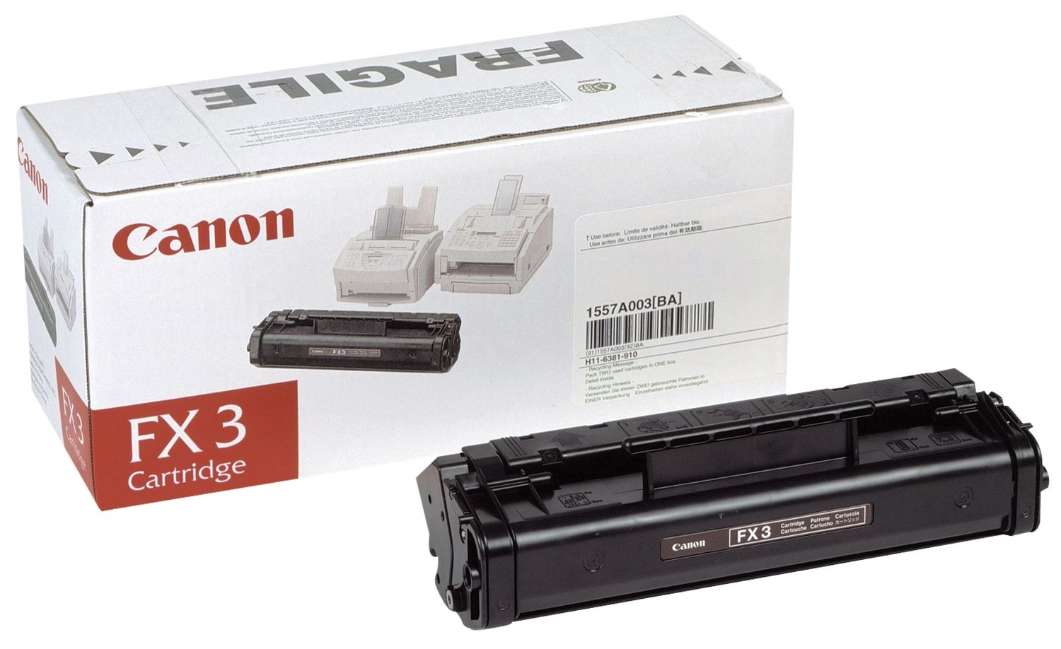Original Canon Tonerkartusche schwarz (1557A003,1557A003AA,1557A003BA,CRGFX3,EPFX3,FX-3)