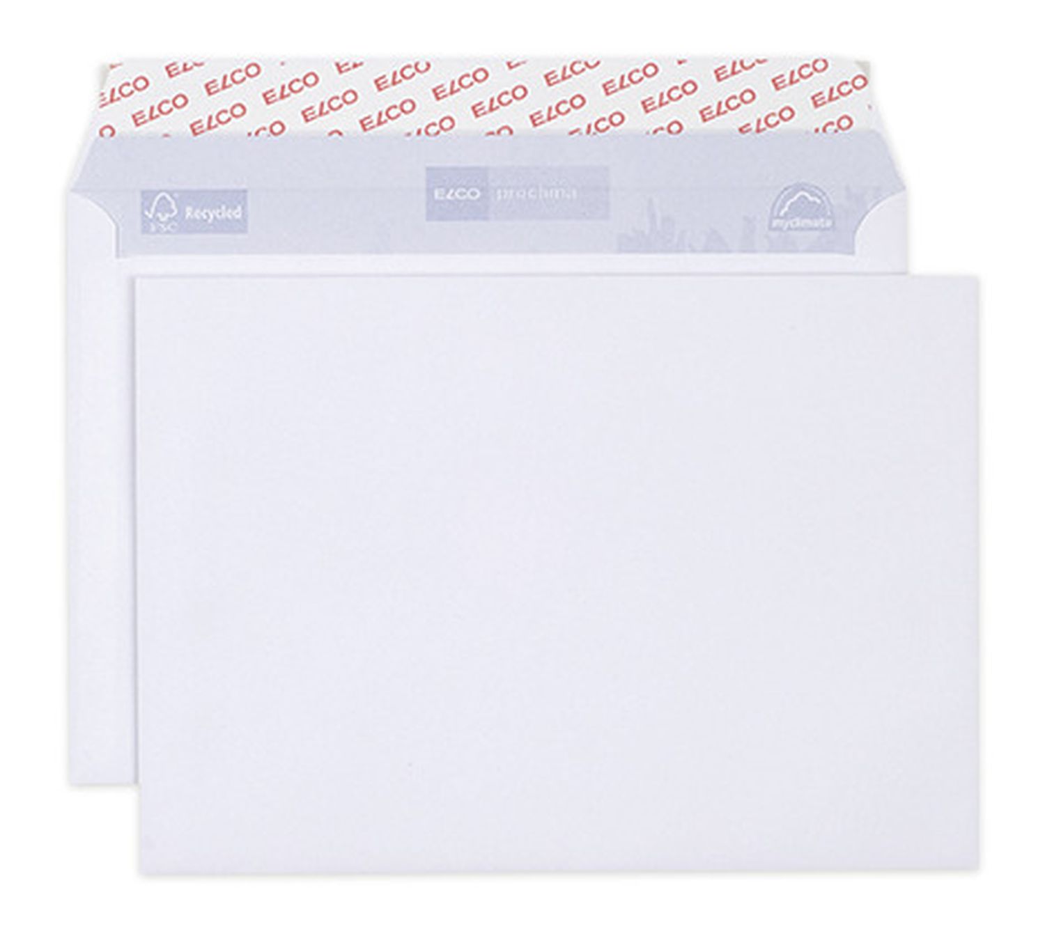 Versandtaschen Proclima Elco 38886, C5, Öffnung an der langen Seite, ohne Fenster, hochweiß, Haftklebung, 100 g/qm, 500 Stück Box