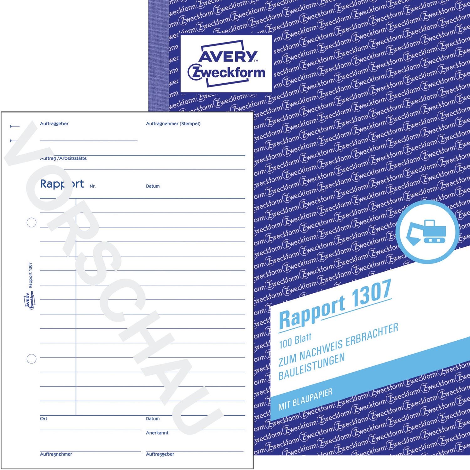 1307 Rapport, DIN A5, vorgelocht, 100 Blatt, weiß 1307 Rapport, DIN A5, vorgelocht, 100 Blatt, weiß