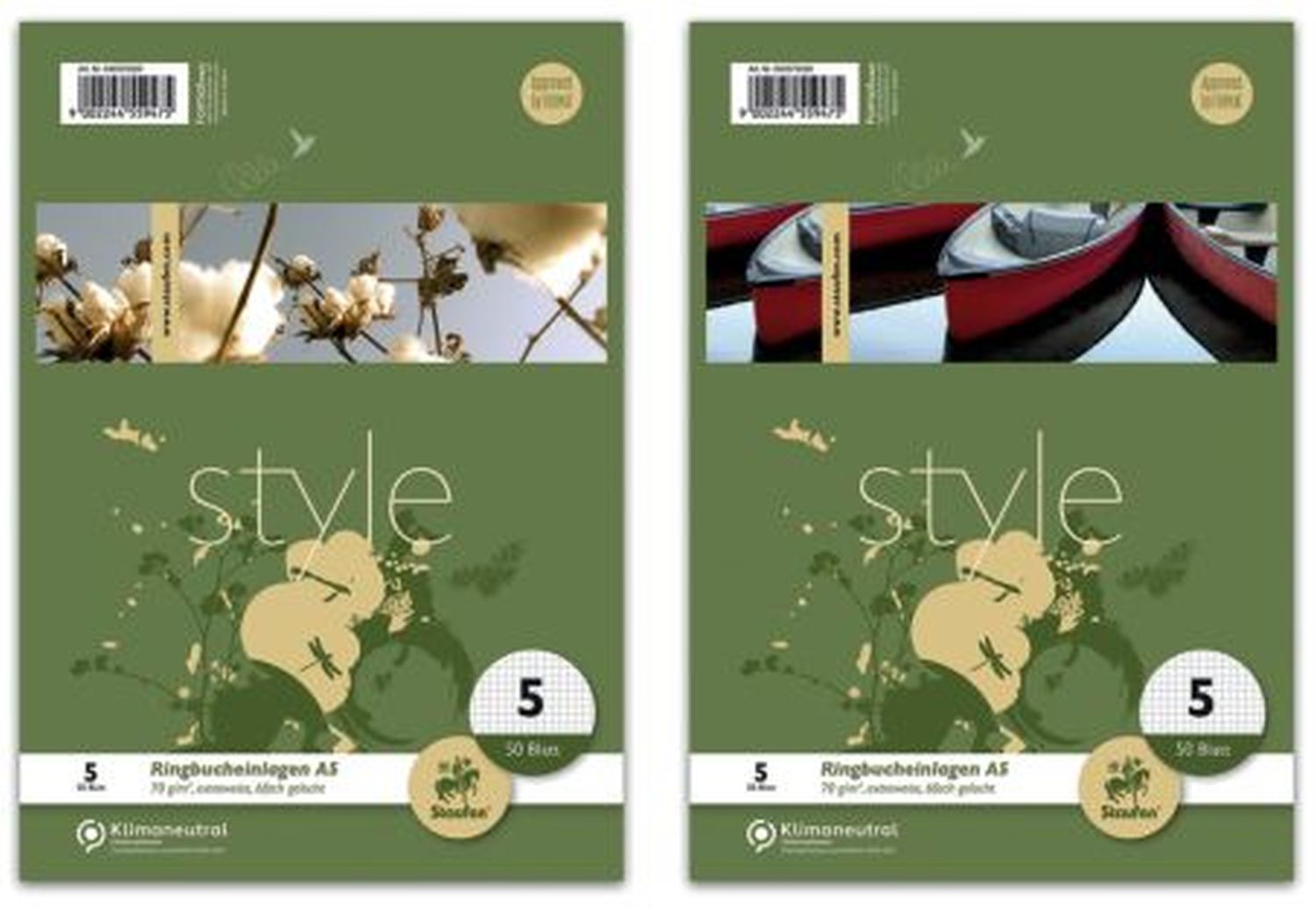 Ringbucheinlage - LIN5, A5, 50 Blatt, 70 g/qm, kariert Ringbucheinlage - LIN5, A5, 50 Blatt, 70 g/qm, kariert