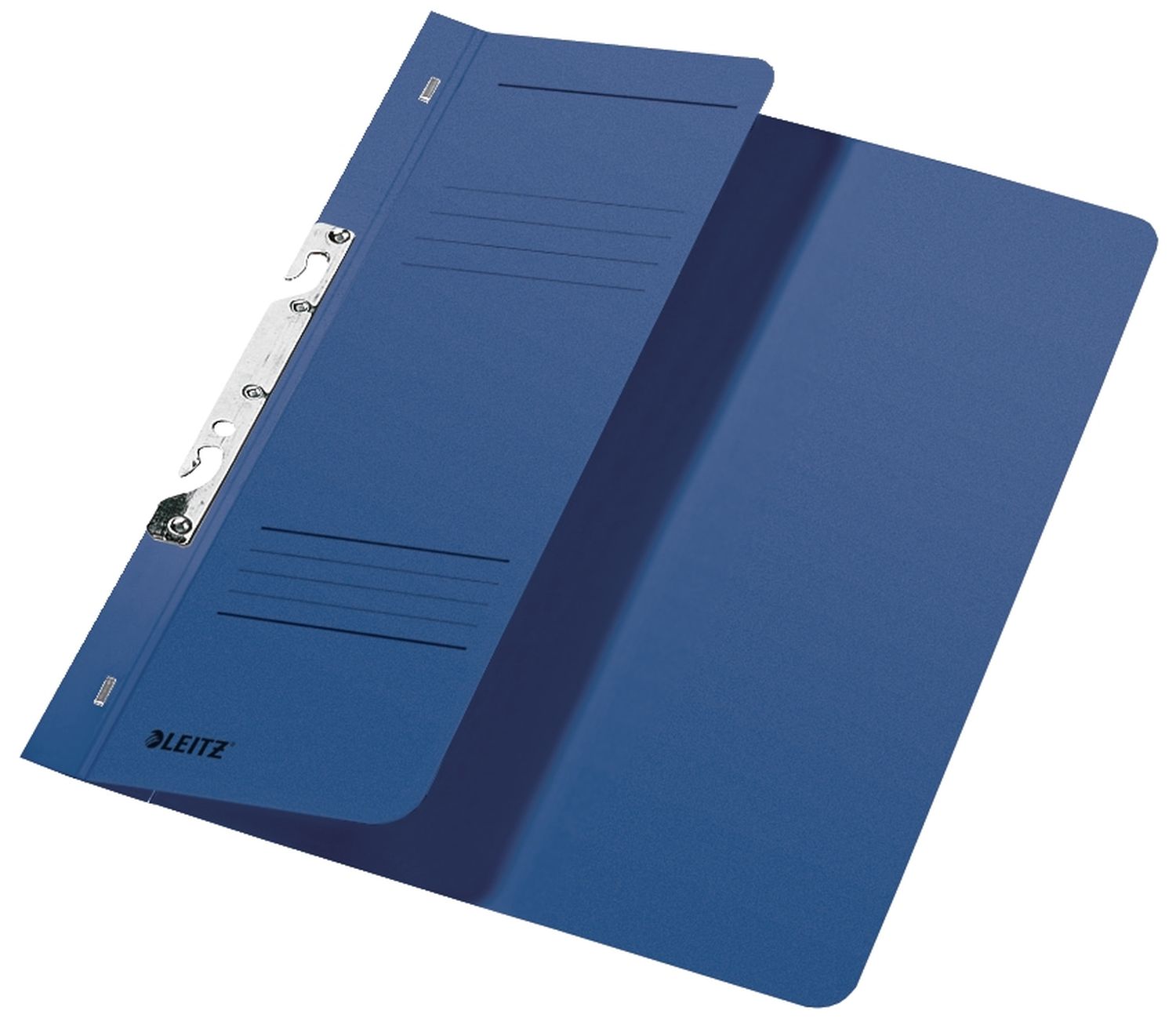 Einhakhefter Leitz 3744-00-35 Schlitzhefter, mit halben Vorderdeckel, A4, kaufmännische Heftung, Manilakarton 250 g/qm, blau Einhakhefter Leitz 3744-00-35 Schlitzhefter, mit halben Vorderdeckel, A4, kaufmännische Heftung, Manilakarton 250 g/qm, blau