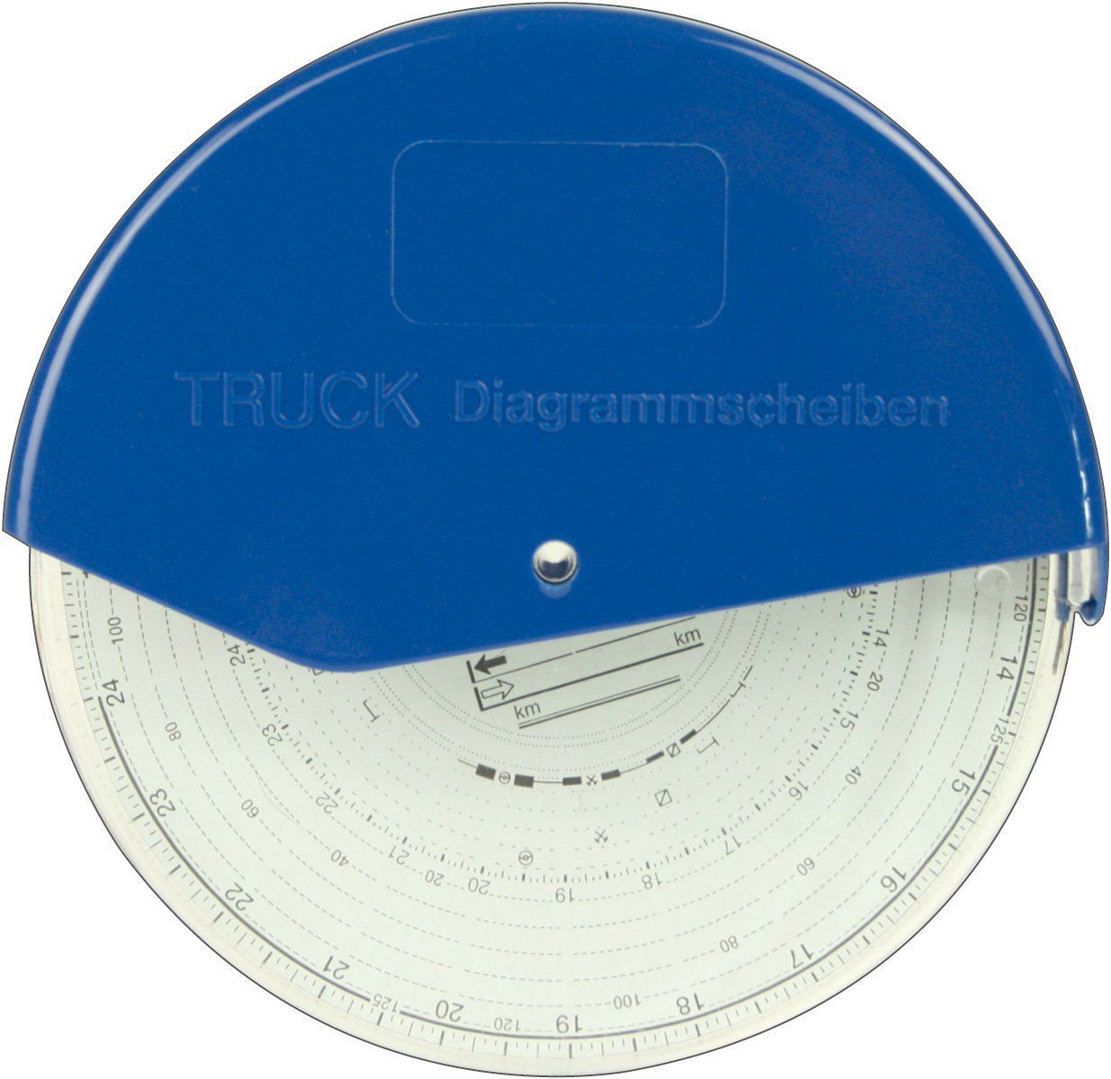Behälter für Diagrammscheiben, Kunststoff, Ø 13 cm Behälter für Diagrammscheiben, Kunststoff, Ø 13 cm