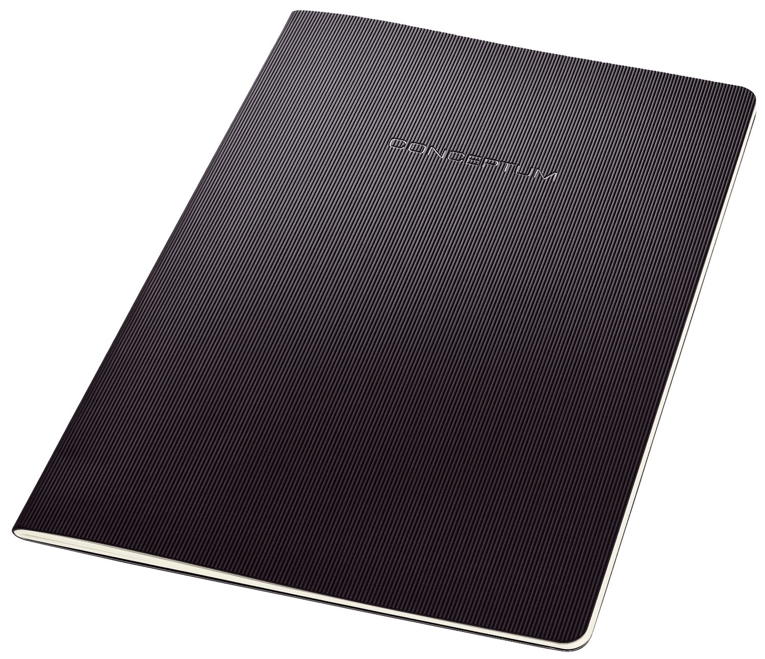 Notizheft Conceptum - ca. A5, kariert, 32 Blatt, schwarz