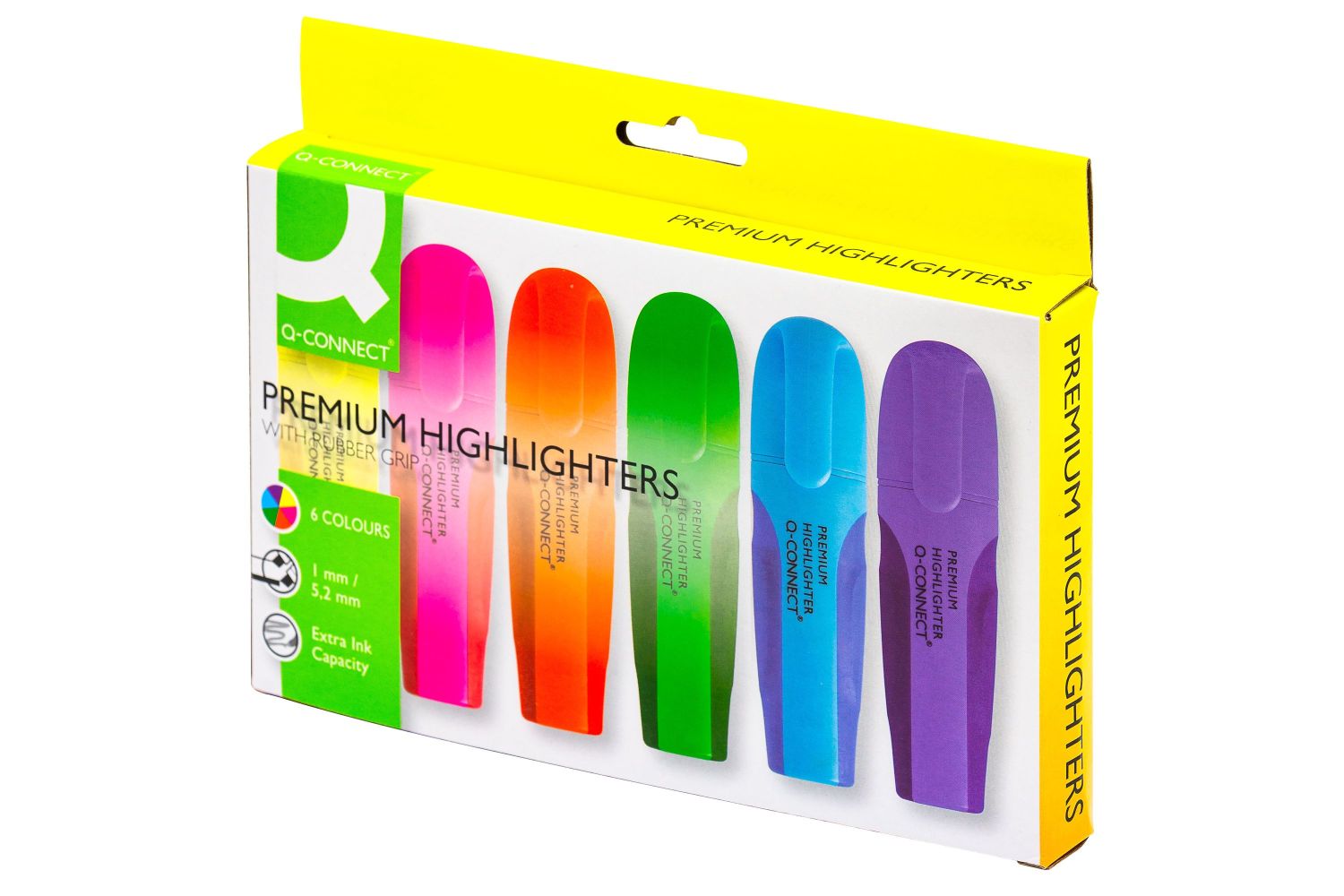 Textmarker Premium - ca. 2 - 5 mm, 6-er Pack Textmarker Premium - ca. 2 - 5 mm, 6-er Pack