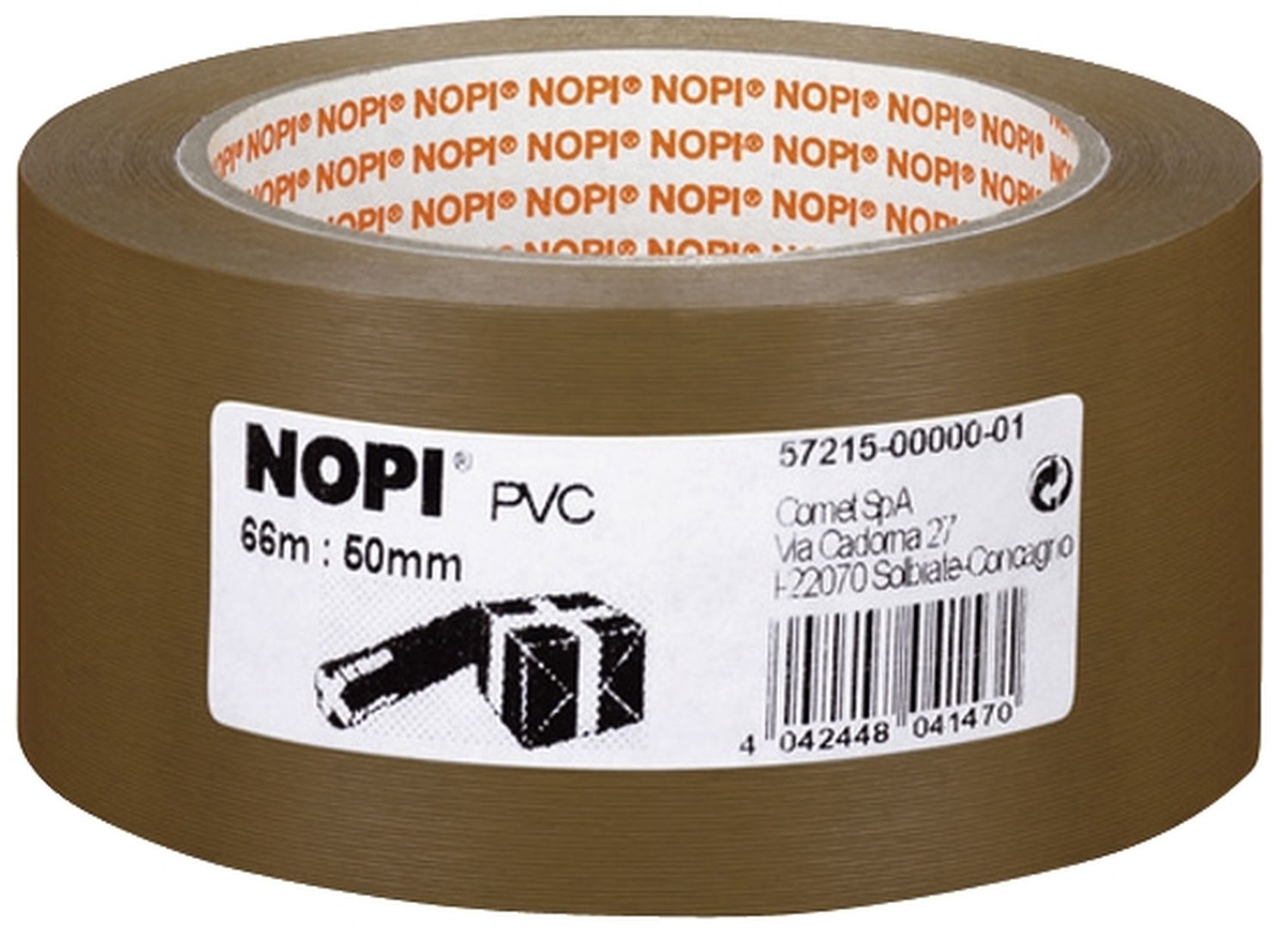 Verpackungsklebeband PVC - 50 mm x 66 m, braun Verpackungsklebeband PVC - 50 mm x 66 m, braun