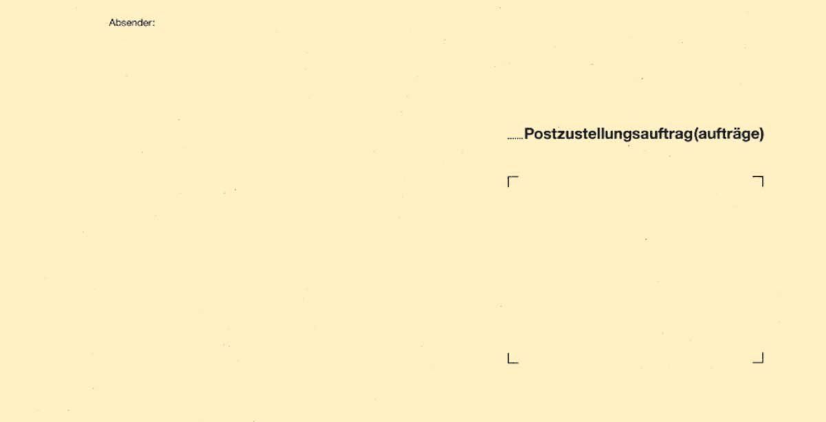 Zustellungsumschlag äußere an das Postamt, RNK 2047, Kompakt 235 x 125 mm, ohne Sichtfenster, 80 g/qm, 500 Stück Zustellungsumschlag äußere an das Postamt, RNK 2047, Kompakt 235 x 125 mm, ohne Sichtfenster, 80 g/qm, 500 Stück