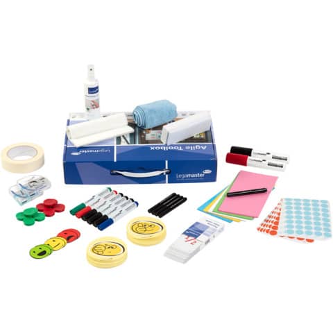 Moderationskoffer Legamaster Agile toolbox 7-125400,  1348 Teile, Kartonkoffer