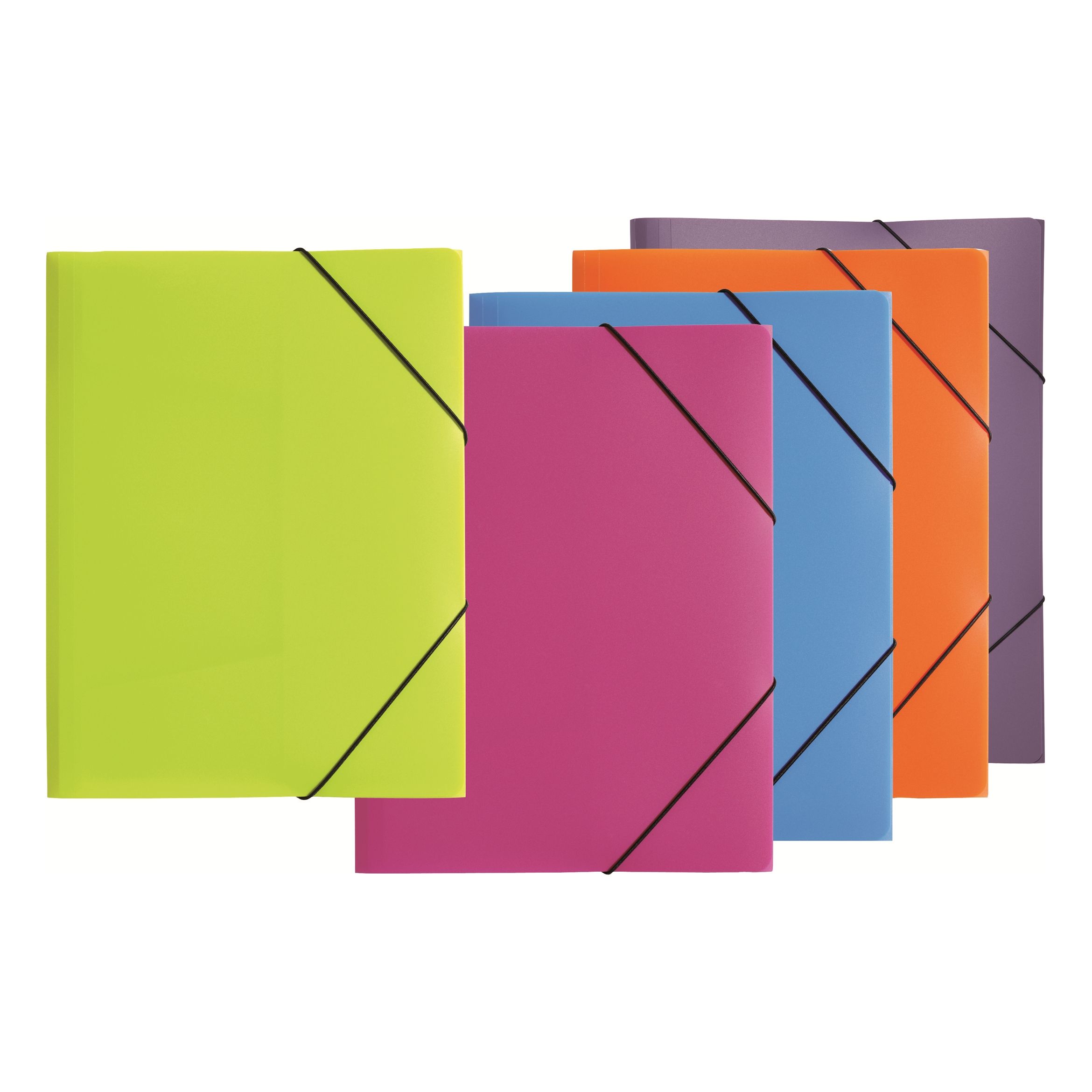 Gummizugmappe Lucy Colours - A3, PP, orange transluzent Gummizugmappe Lucy Colours - A3, PP, orange transluzent