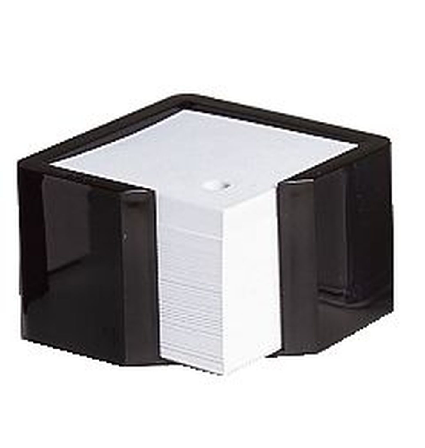 Zettelbox - schwarz, gefüllt 600 Blatt 10 x 10 cm Zettelbox - schwarz, gefüllt 600 Blatt 10 x 10 cm