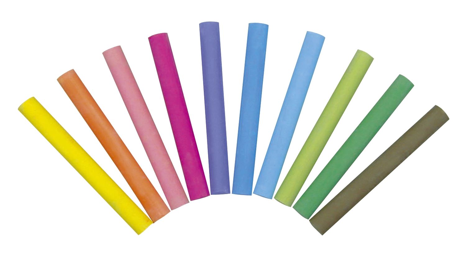 Tafelkreide Robercolor - rund, 10 Farben sortiert, 100 Stück Tafelkreide Robercolor - rund, 10 Farben sortiert, 100 Stück