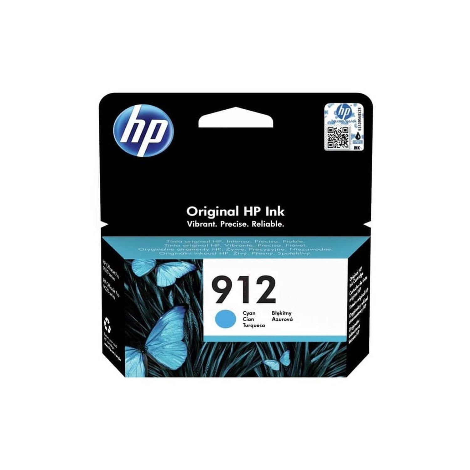Original HP Tintenpatrone cyan (3YL77AE,912,912C,912CYAN,NO912,NO912C,NO912CYAN)