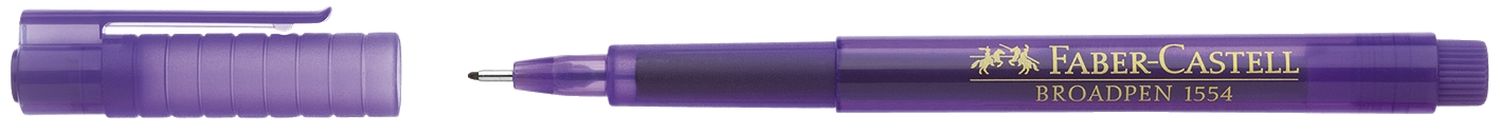 Fineliner BROADPEN 1554 - 0,8 mm, violett (dokumentenecht) Fineliner BROADPEN 1554 - 0,8 mm, violett (dokumentenecht)
