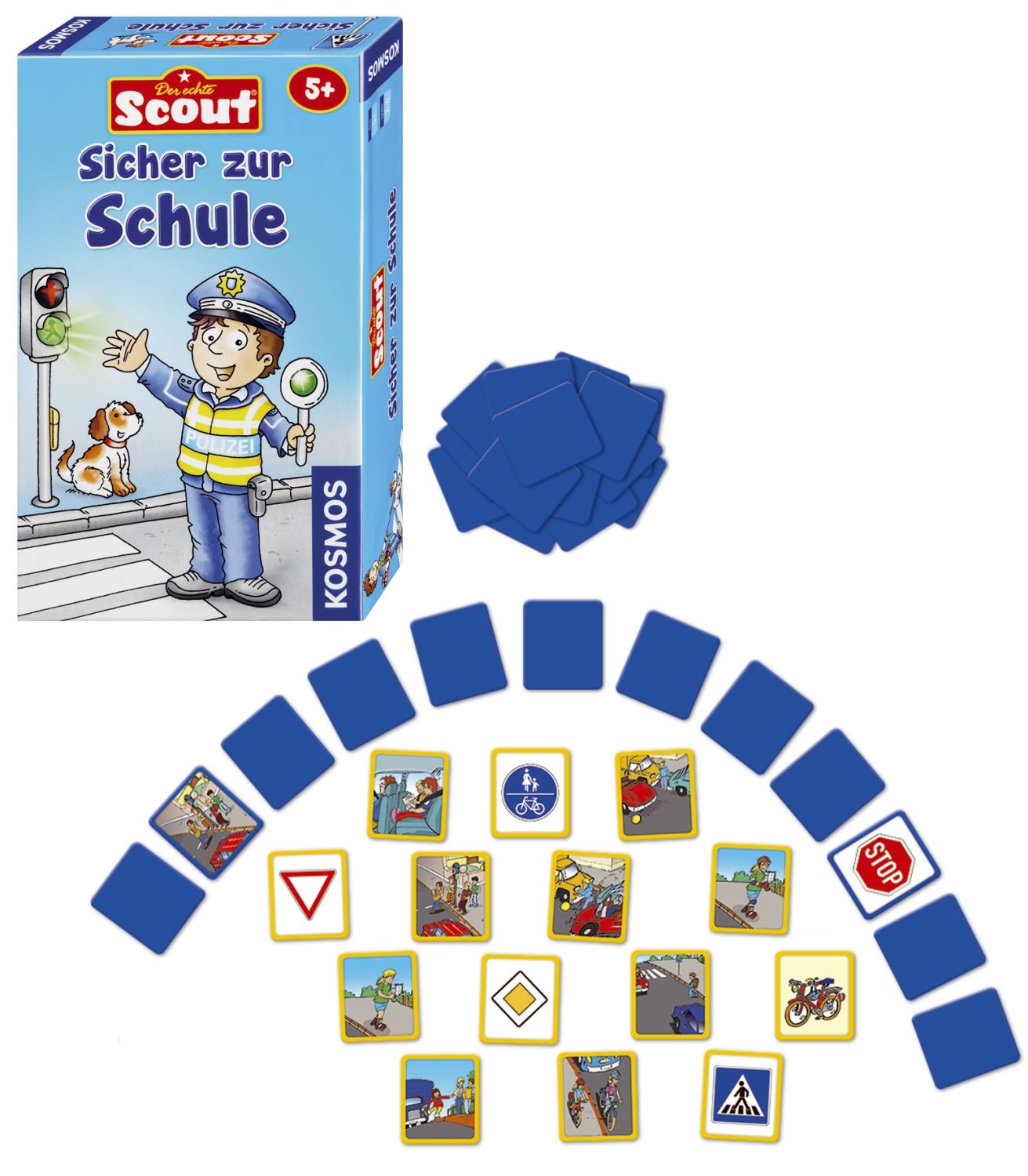 Scout Sicher zur Schule -Lustiges Memospiel