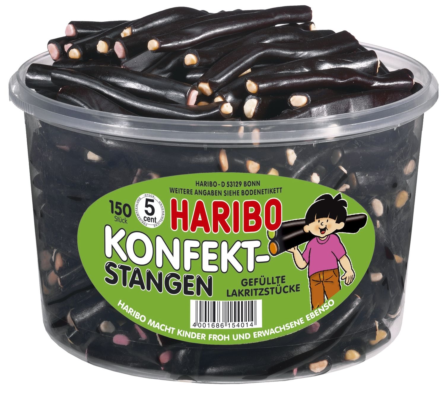 Lakritzprodukte - Konfekt-Stangen, 150 Stück Lakritzprodukte - Konfekt-Stangen, 150 Stück