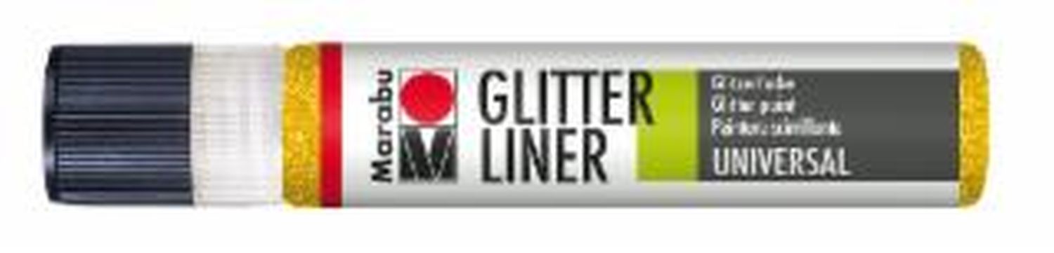 Glitter-Liner - Gelb 519, 25 ml