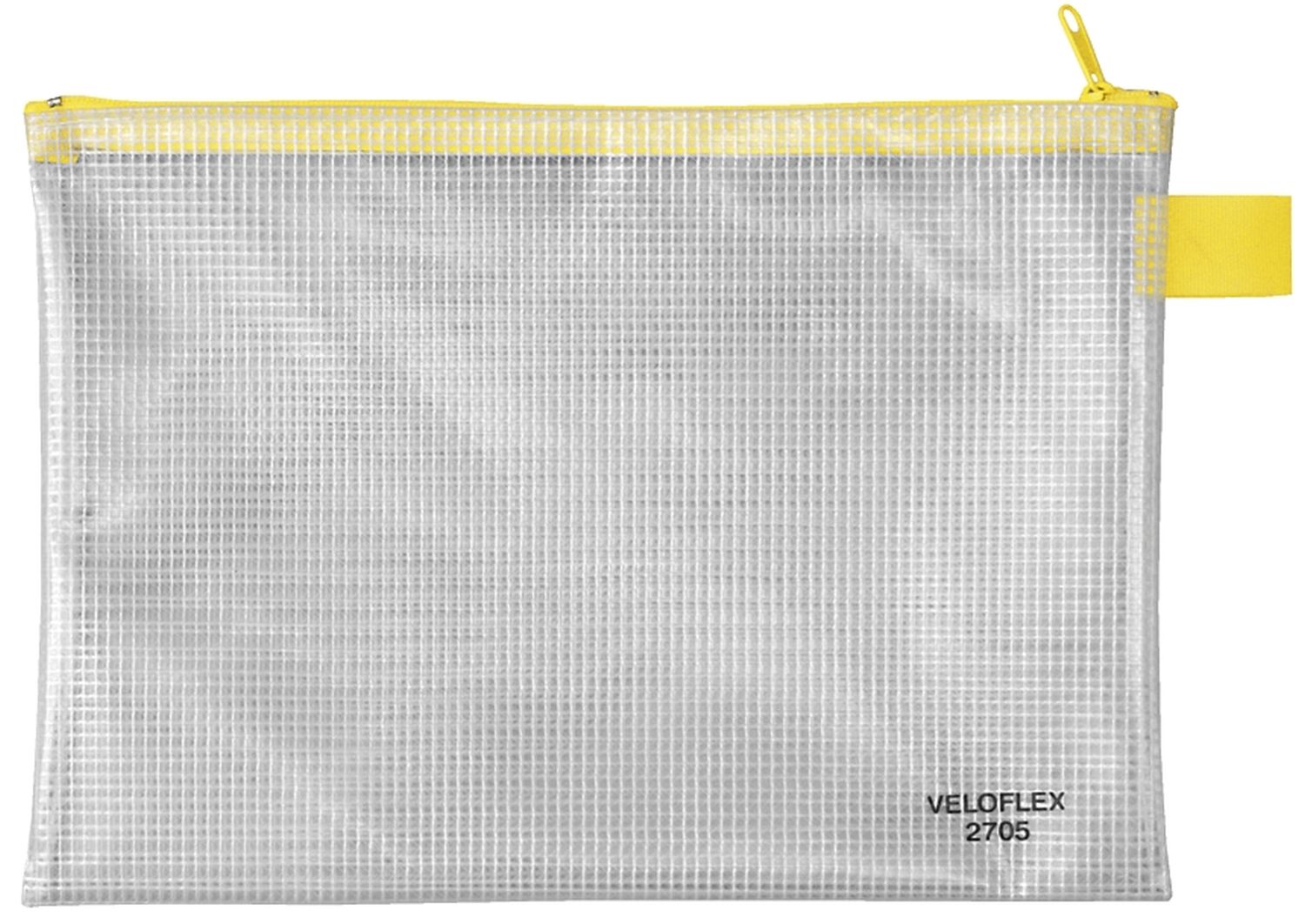 Reißverschlusstaschen - transparent/gelb, A5, 250 x 180 mm Reißverschlusstaschen - transparent/gelb, A5, 250 x 180 mm