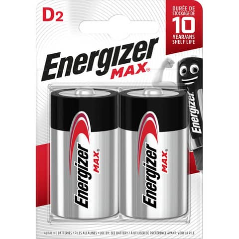 Batterie Energizer Max D E302306802, Mono, LR20,1,5 V