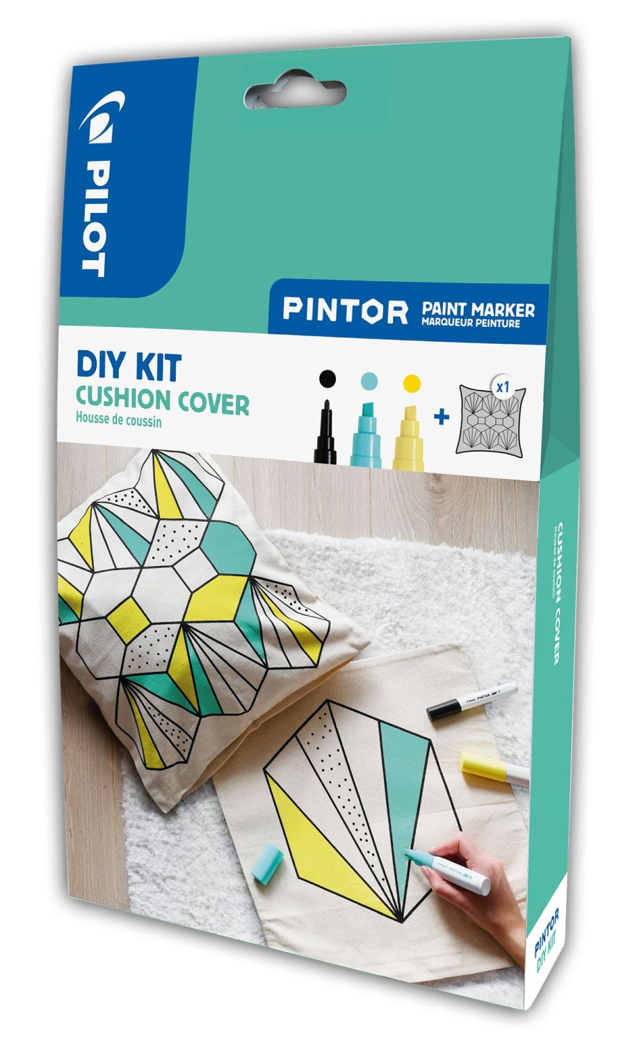Kreativmarkerset Pintor DIY Kissenbezug - 4-tlg. Kreativmarkerset Pintor DIY Kissenbezug - 4-tlg.