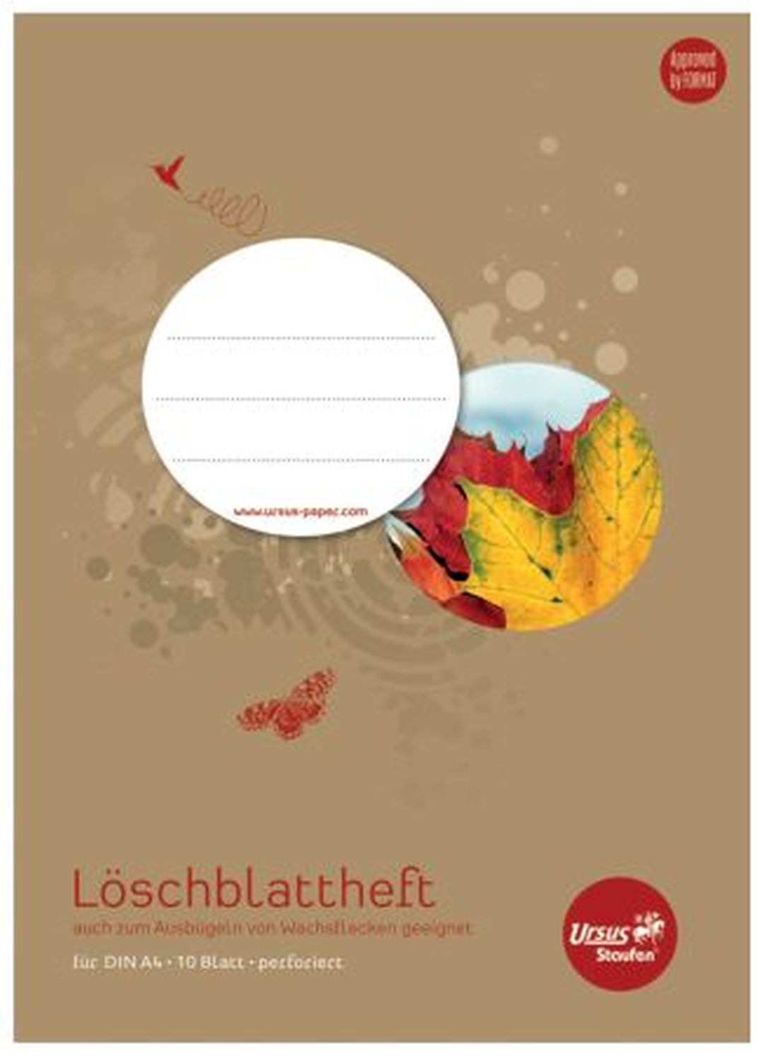 Löschblattheft perforiert A4 10 Blatt 80g/qm Löschblattheft perforiert A4 10 Blatt 80g/qm
