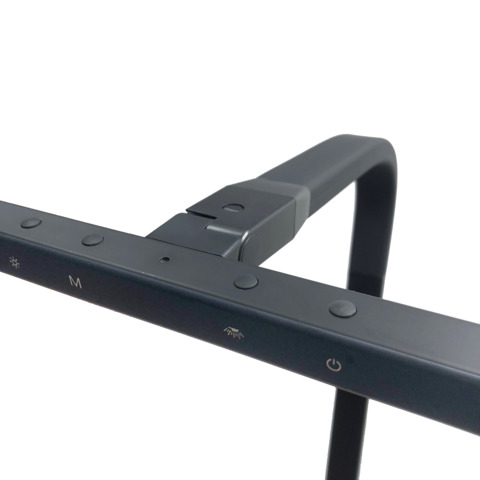 Schreibtischlampe Unilux Strata 400124562, mit Klemmfuß, LED, dimmbar, 2046 Lumen, 19 Watt, schwarz