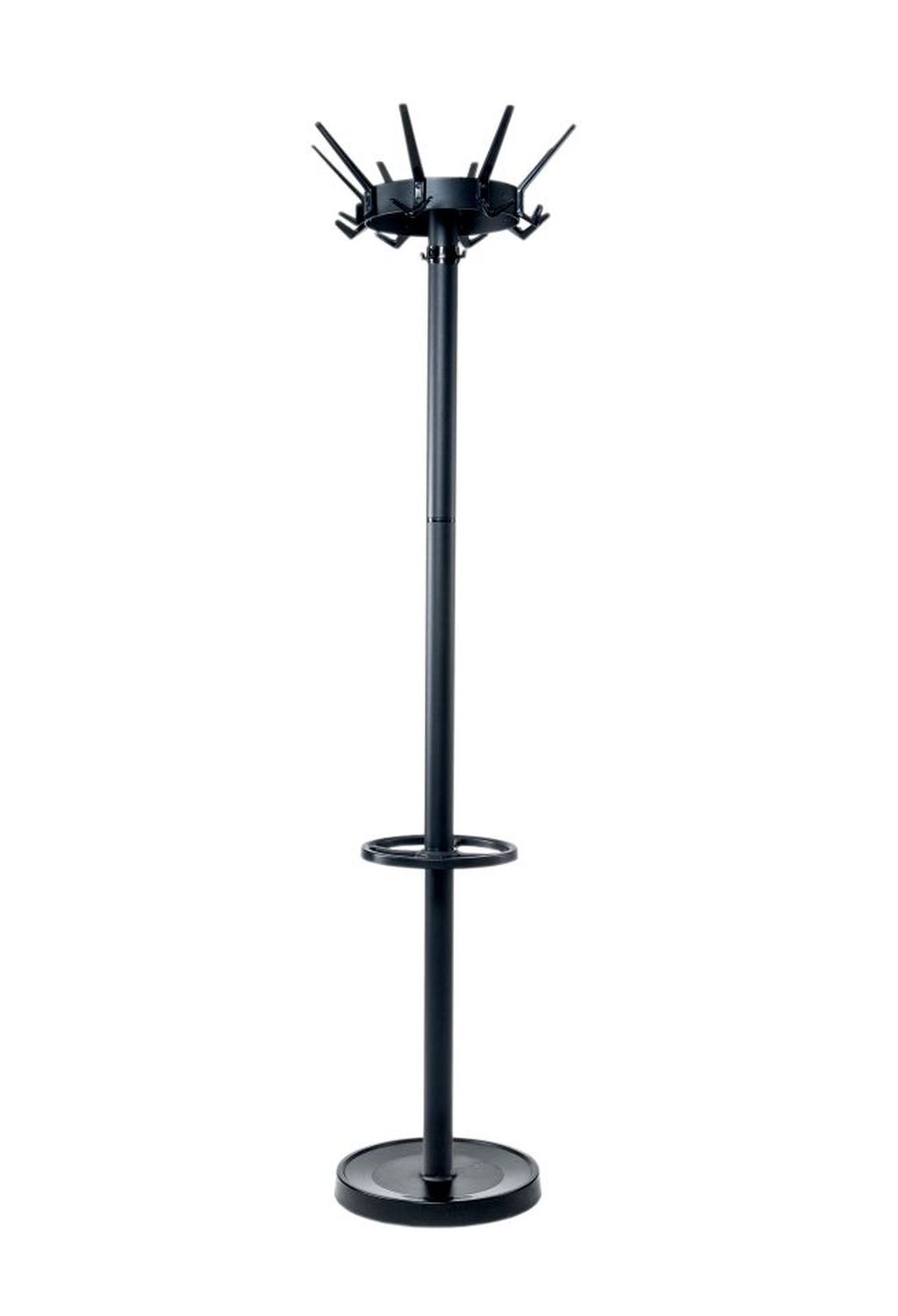 Garderobenständer Caligo - 175 cm, schwarz Garderobenständer Caligo - 175 cm, schwarz