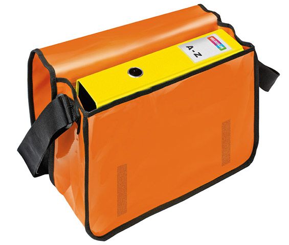 VELOCOLOR® Umhängetasche - 375 x 315 x 110 mm, LKW-Plane, orange VELOCOLOR® Umhängetasche - 375 x 315 x 110 mm, LKW-Plane, orange