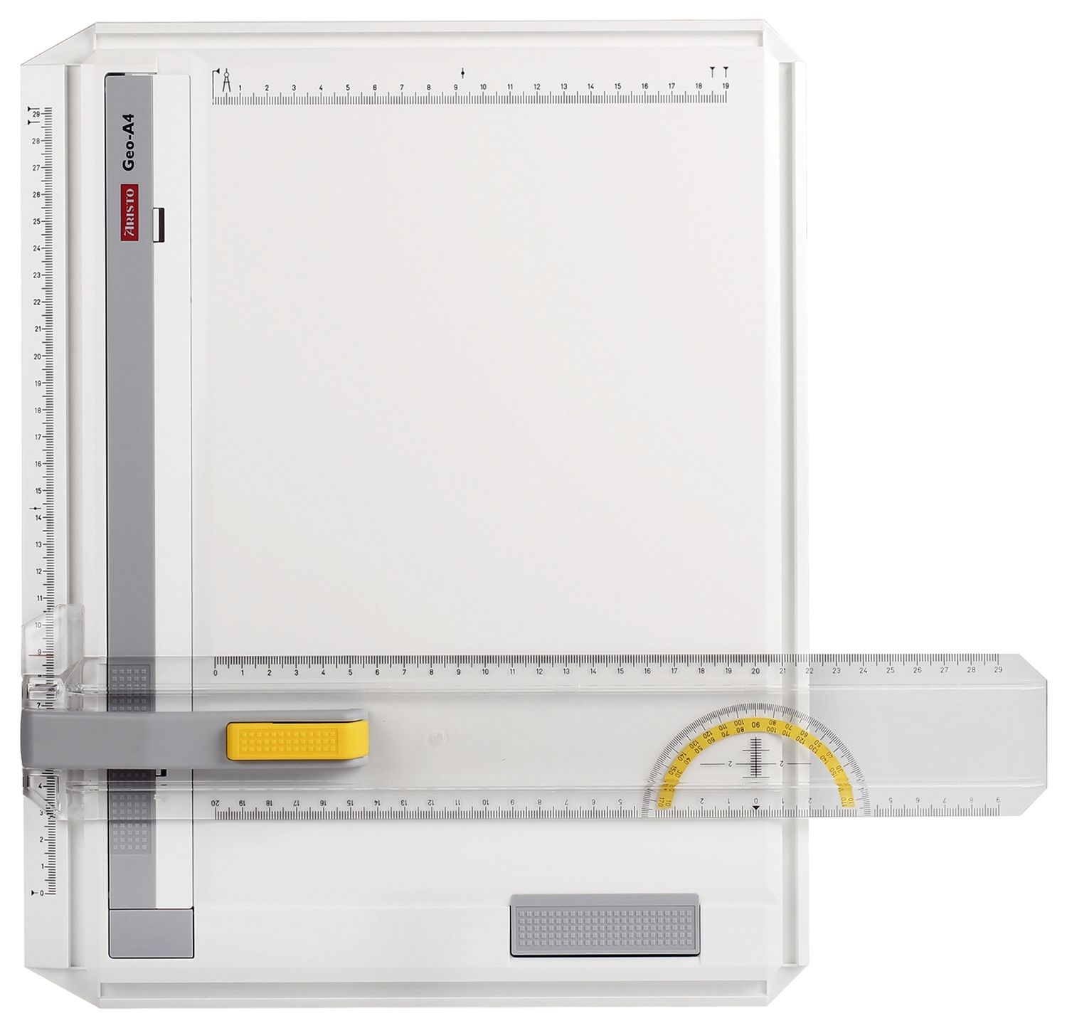 Zeichenplatte GEO-Board A4, schlagfester Kunststoff, weiß, A4 Zeichenplatte GEO-Board A4, schlagfester Kunststoff, weiß, A4