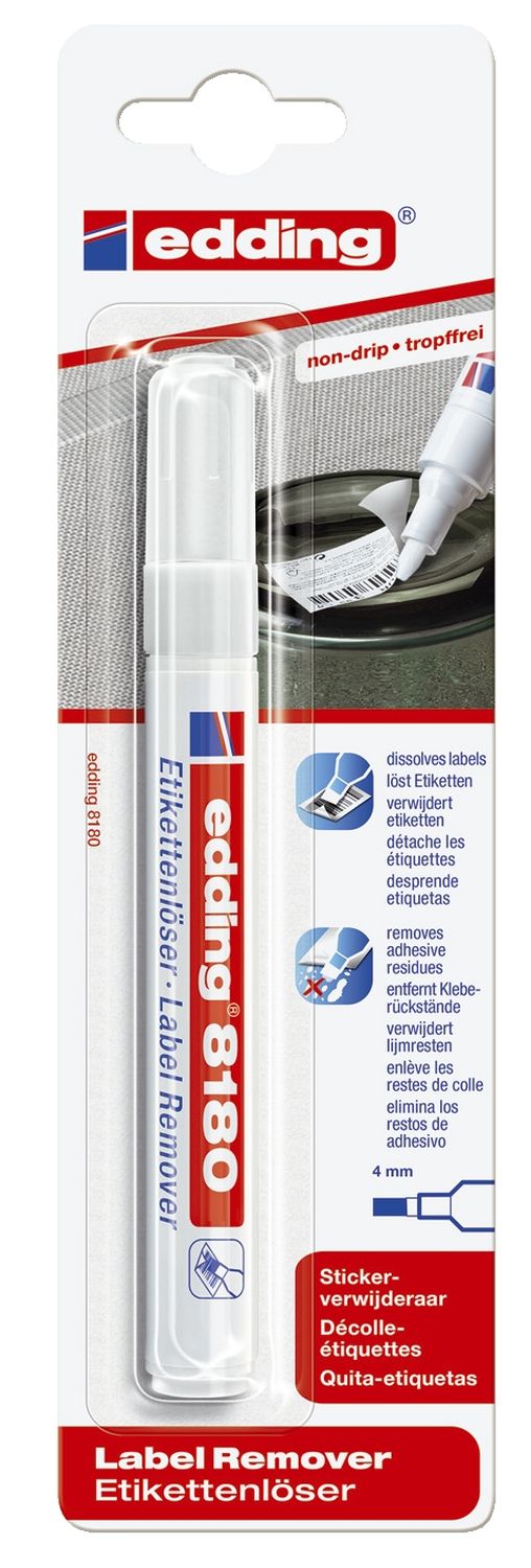 8180 Etikettenlöser-Marker - Spitze 4 mm, farblos 8180 Etikettenlöser-Marker - Spitze 4 mm, farblos
