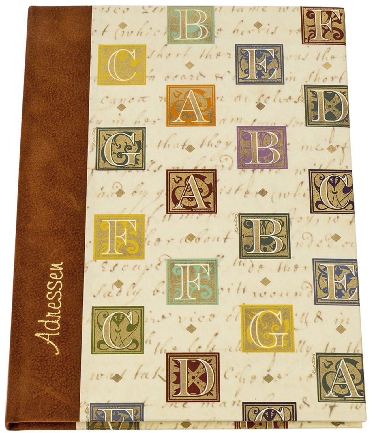 Adressbuch "Florentiner Alphabet" - A5, 24-tlg. Register Adressbuch "Florentiner Alphabet" - A5, 24-tlg. Register